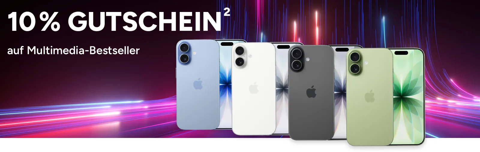 10 % Gutschein auf ausgewählte iPhones mit Hinweis auf Rechtstext