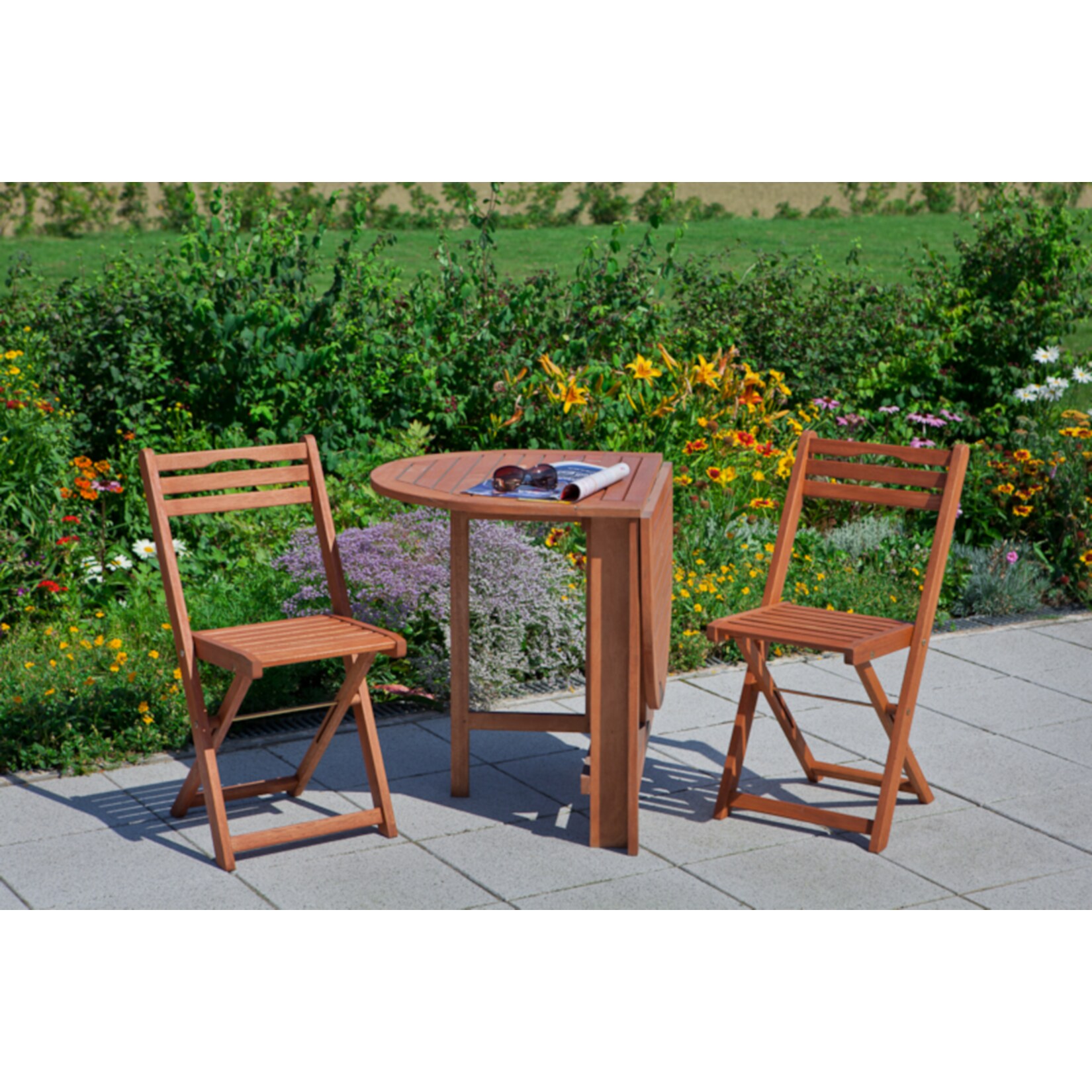 Merxx Balkonset Porto, 3-tlg. rund | 04033662998848