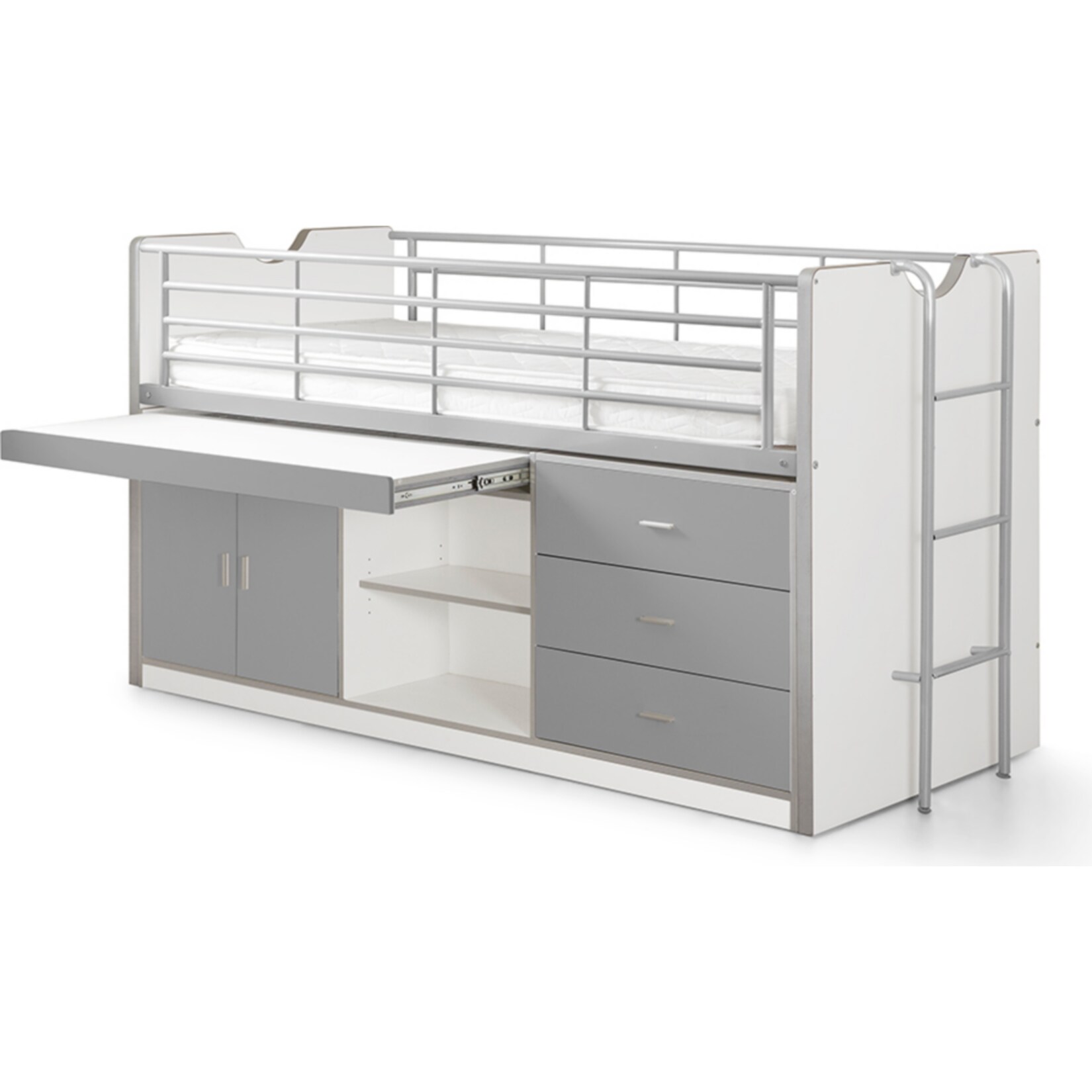 Vipack Hochbett Bonny BONHS95, silber | 05420070216364