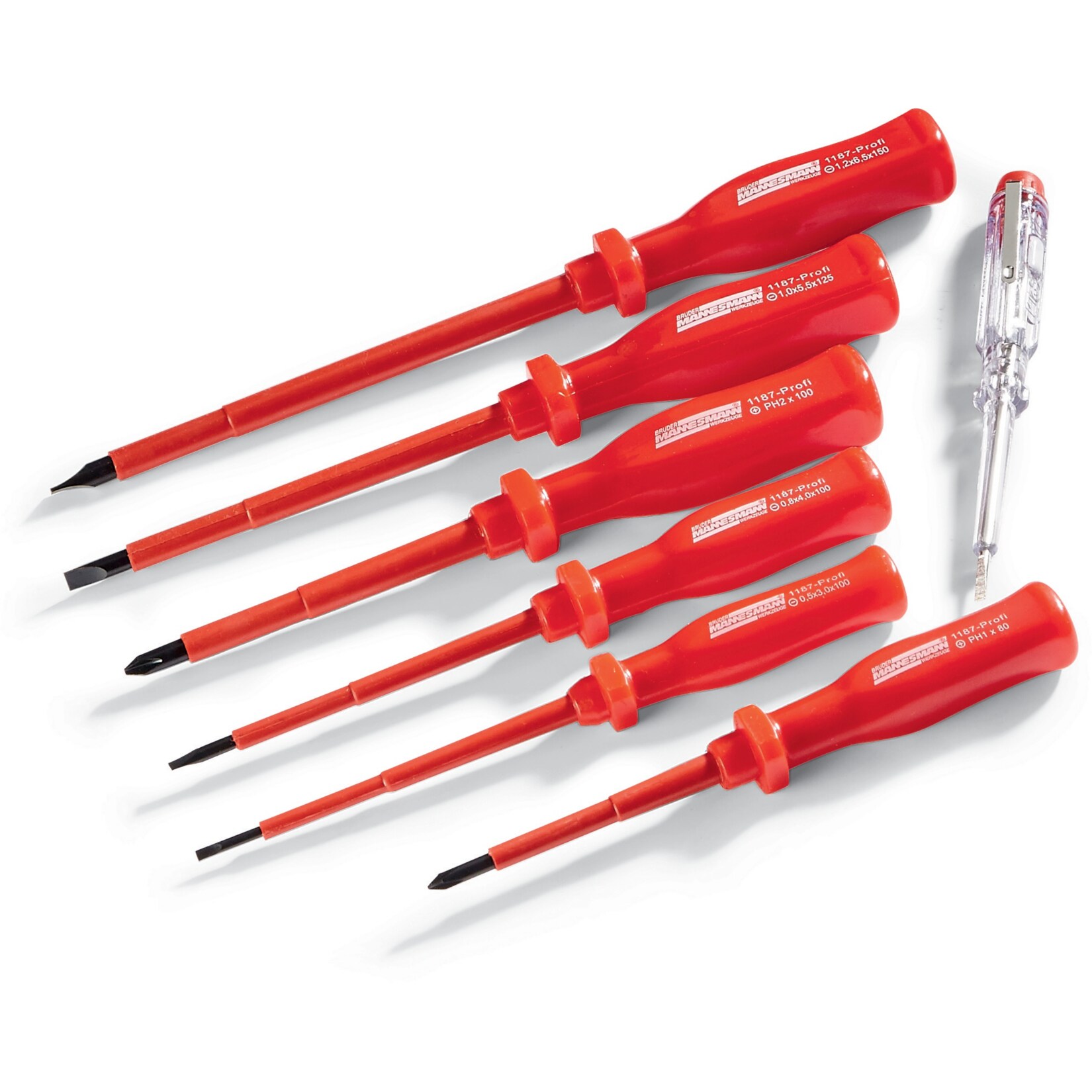 Mannesmann Elektro-Schraubendreher Satz, 7 - tlg. - Bild 1