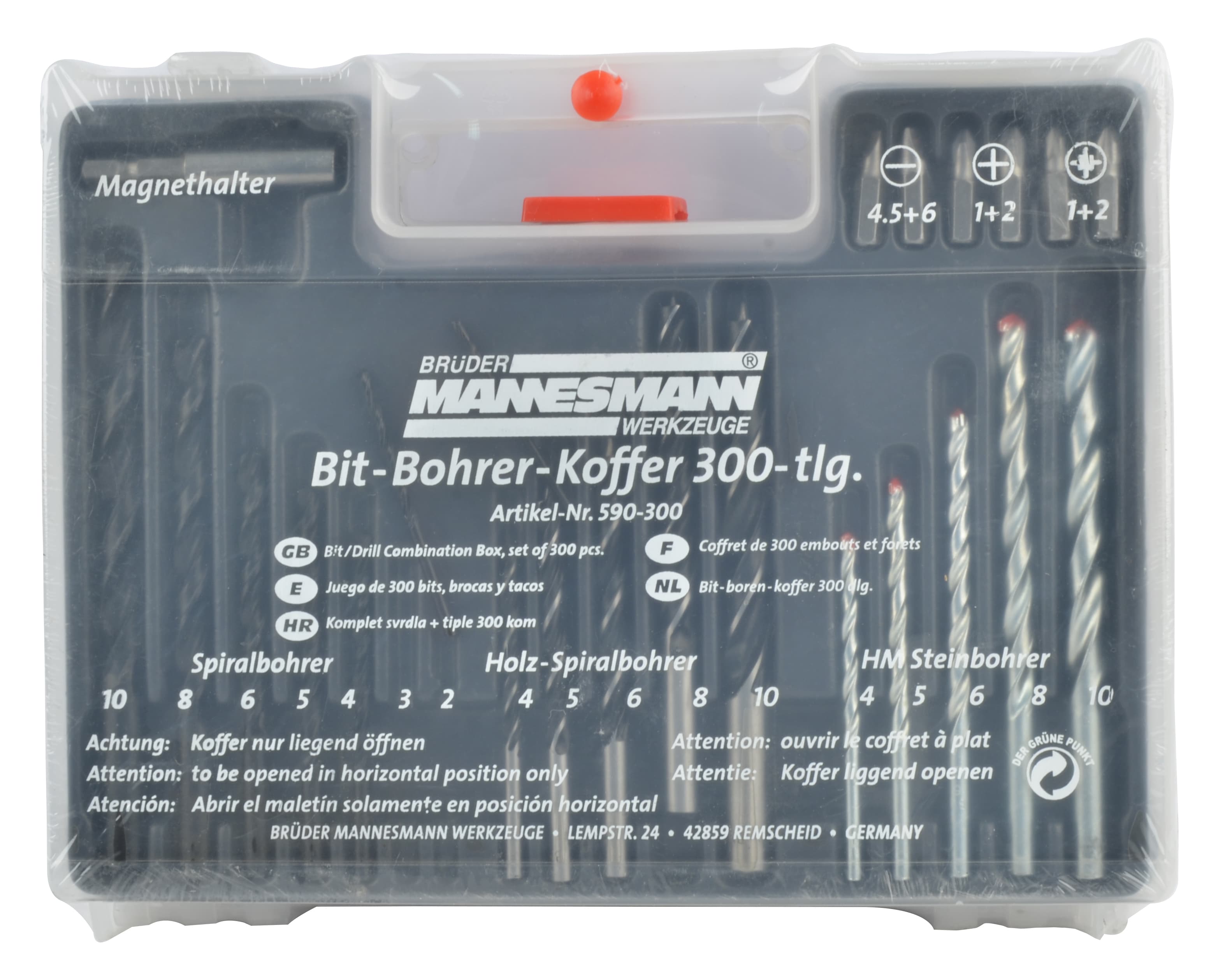 Bit- und Bohrer-Koffer, 300-tlg. - Bild 1