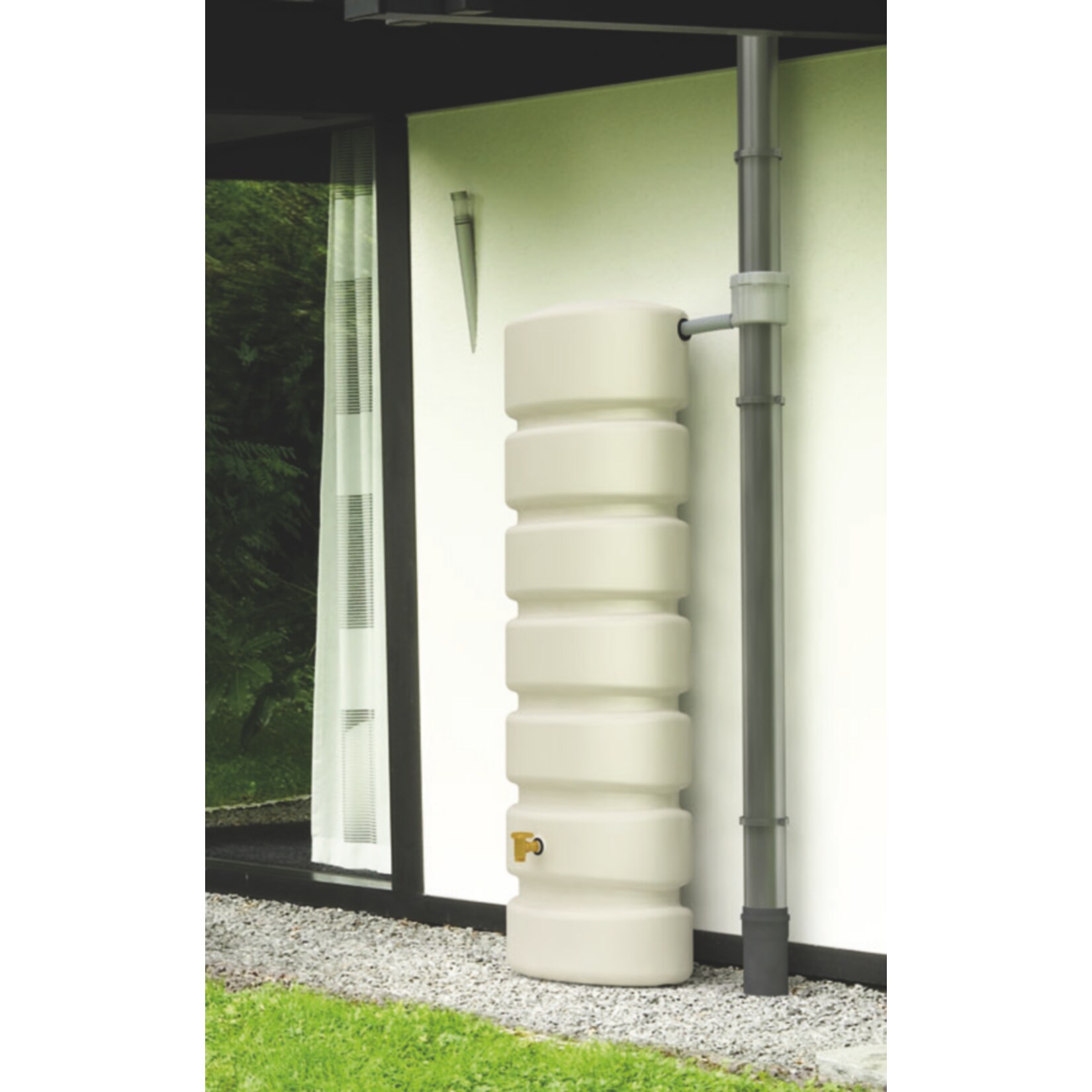 4rain Classic Wand-Tank 650 L sandbeige | 04023122183334