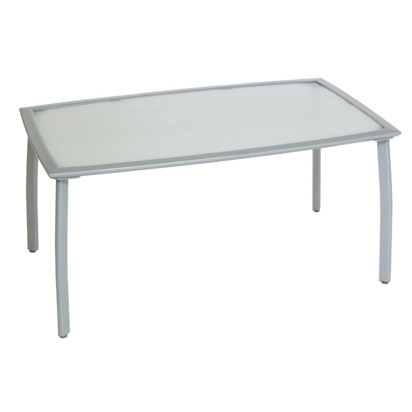 Merxx Alu Gartentisch Carrara mit Glasplatte, rechteckig | 04033662263540