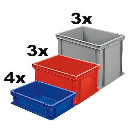 BRB Euro-Stapelbehälter / -Stapelboxen 10 Stück - Bild 1