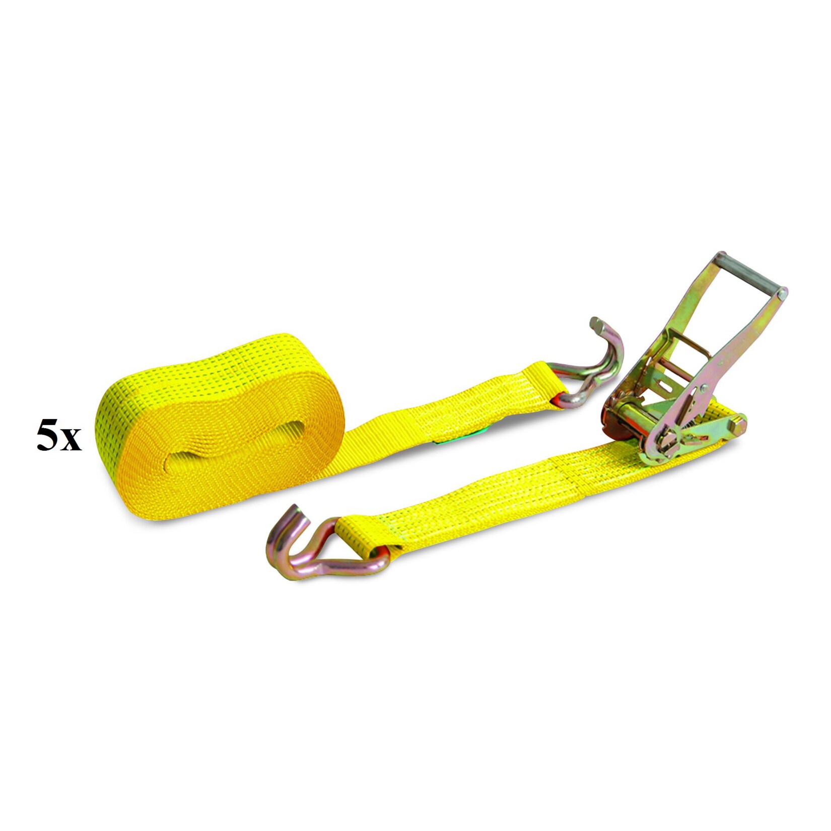 BRB Ratschen-Zurrgurte, 5 St&uuml;ck - Bild 1