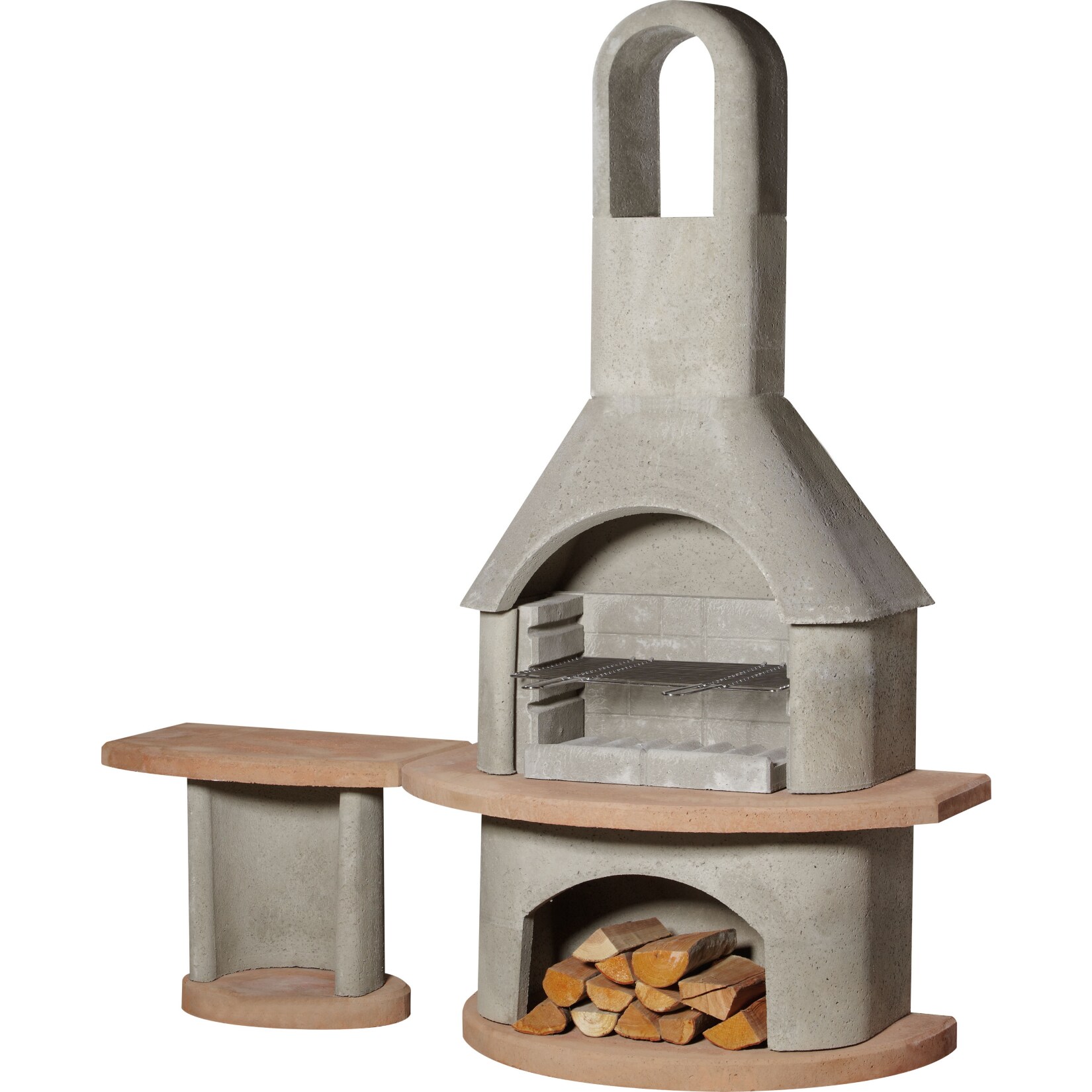 Buschbeck Carmen Gartengrillkamin mit Tisch | 04033886100218