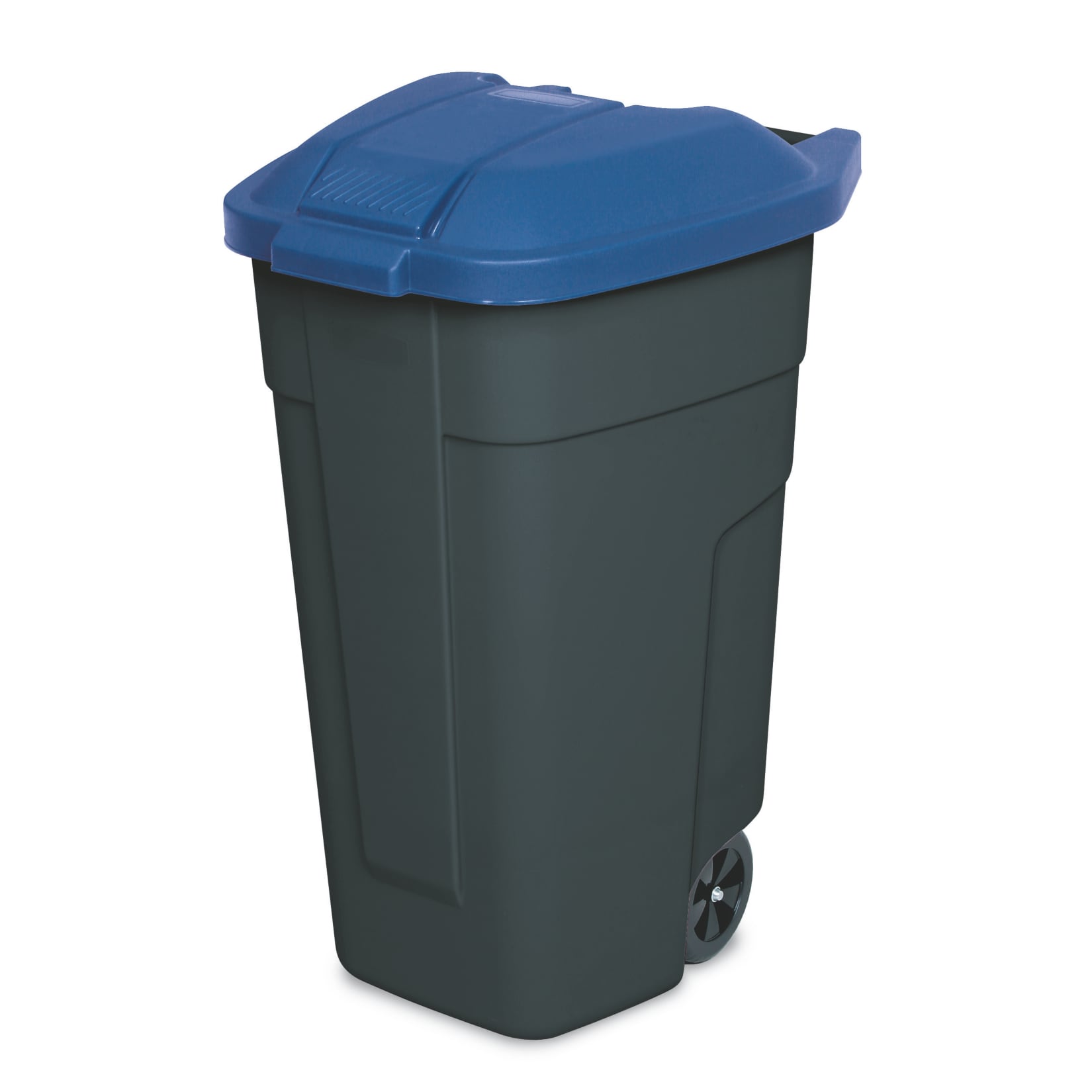 BRB M&uuml;lltonne 100 Liter VE: 2 St&uuml;ck, anthrazit/blau - Bild 1