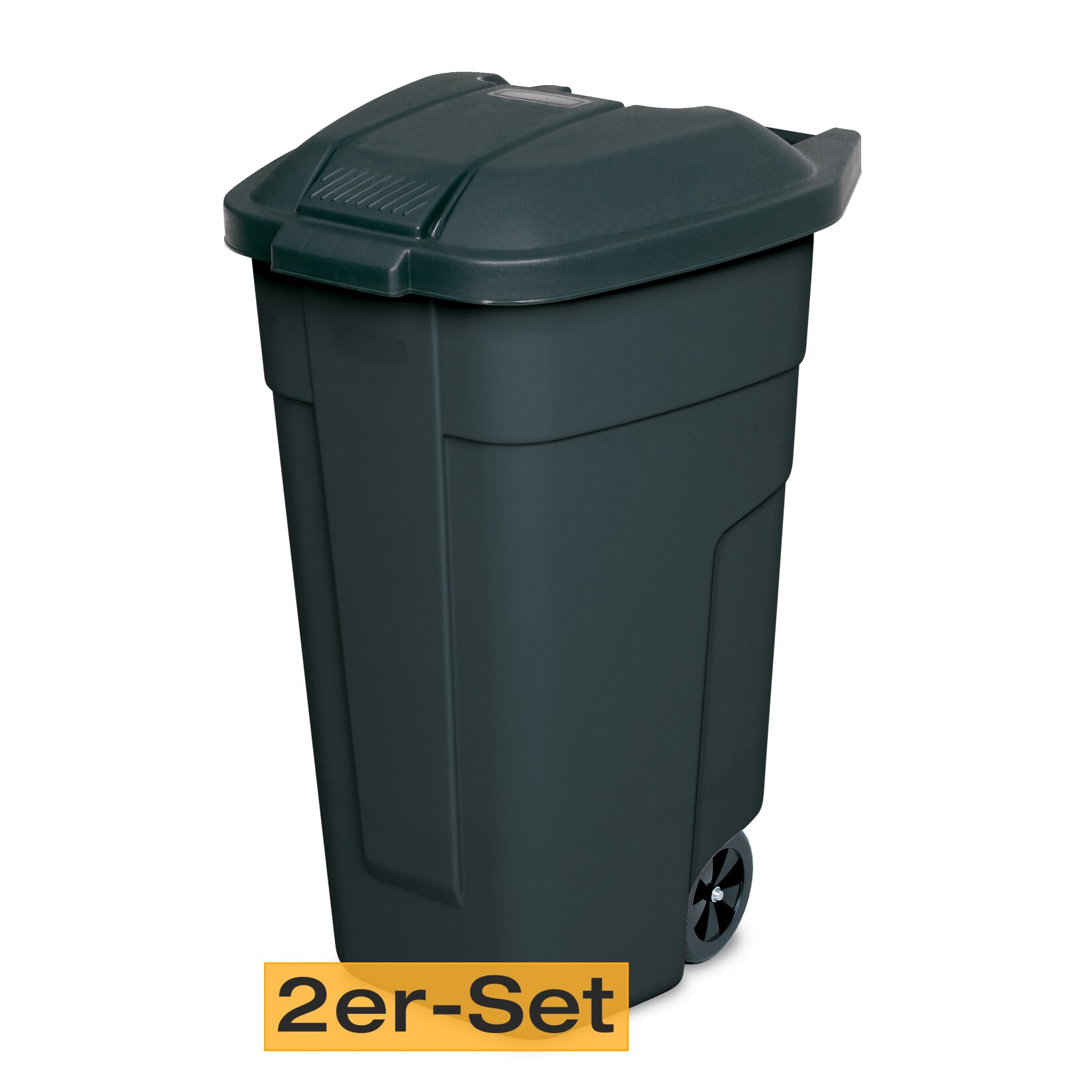 BRB Mülltonne 100 Liter VE: 2 Stück, anthrazit/anthrazit | 02100000238149