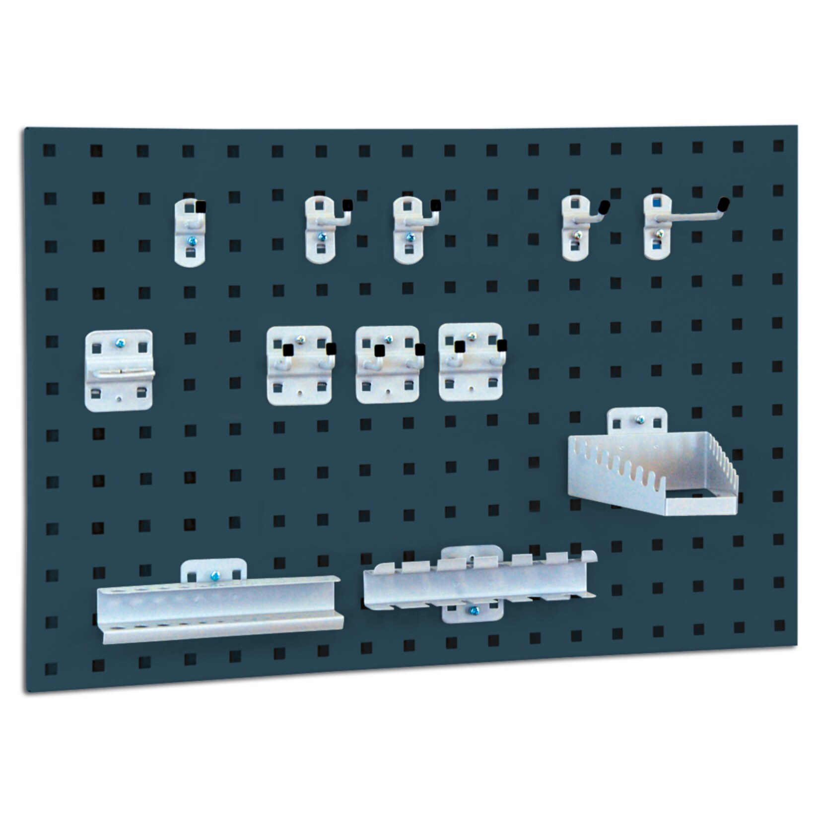 BRB System-Lochplatte mit Haken- und Halter-Set, Anthrazitgrau | 02100000238569