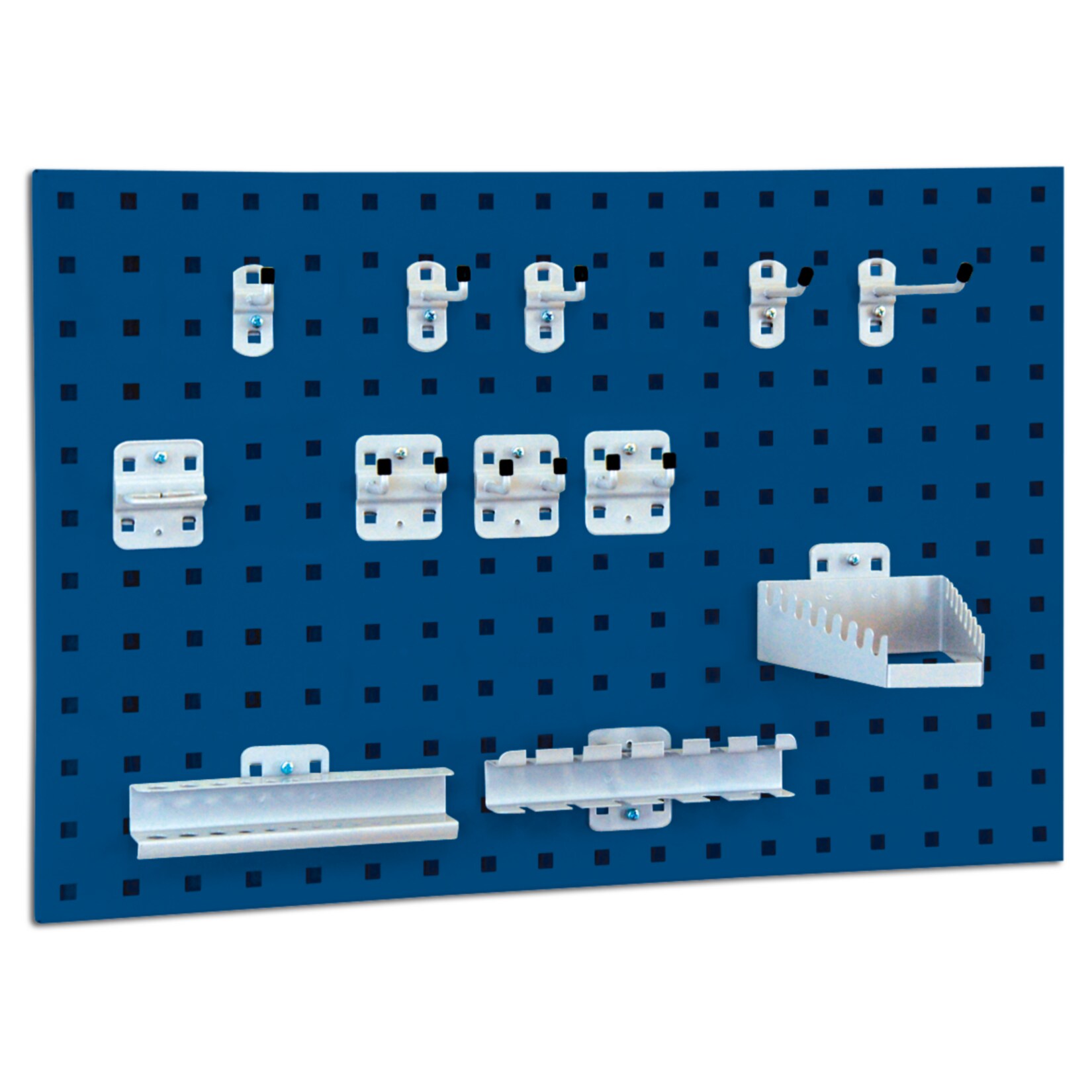 BRB System-Lochplatte mit Haken- und Halter-Set, saphirblau | 02100000238576