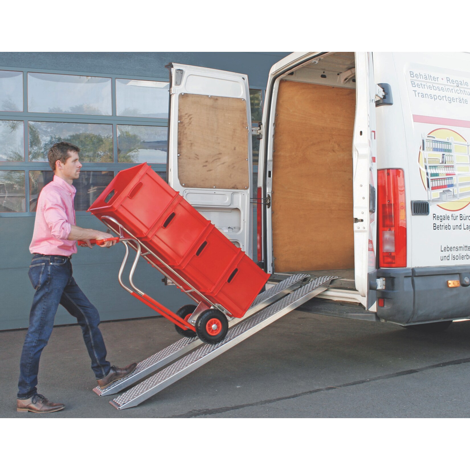 BRB 68150 Auffahrrampen-Set, Tragkraft je 200 kg - Bild 1