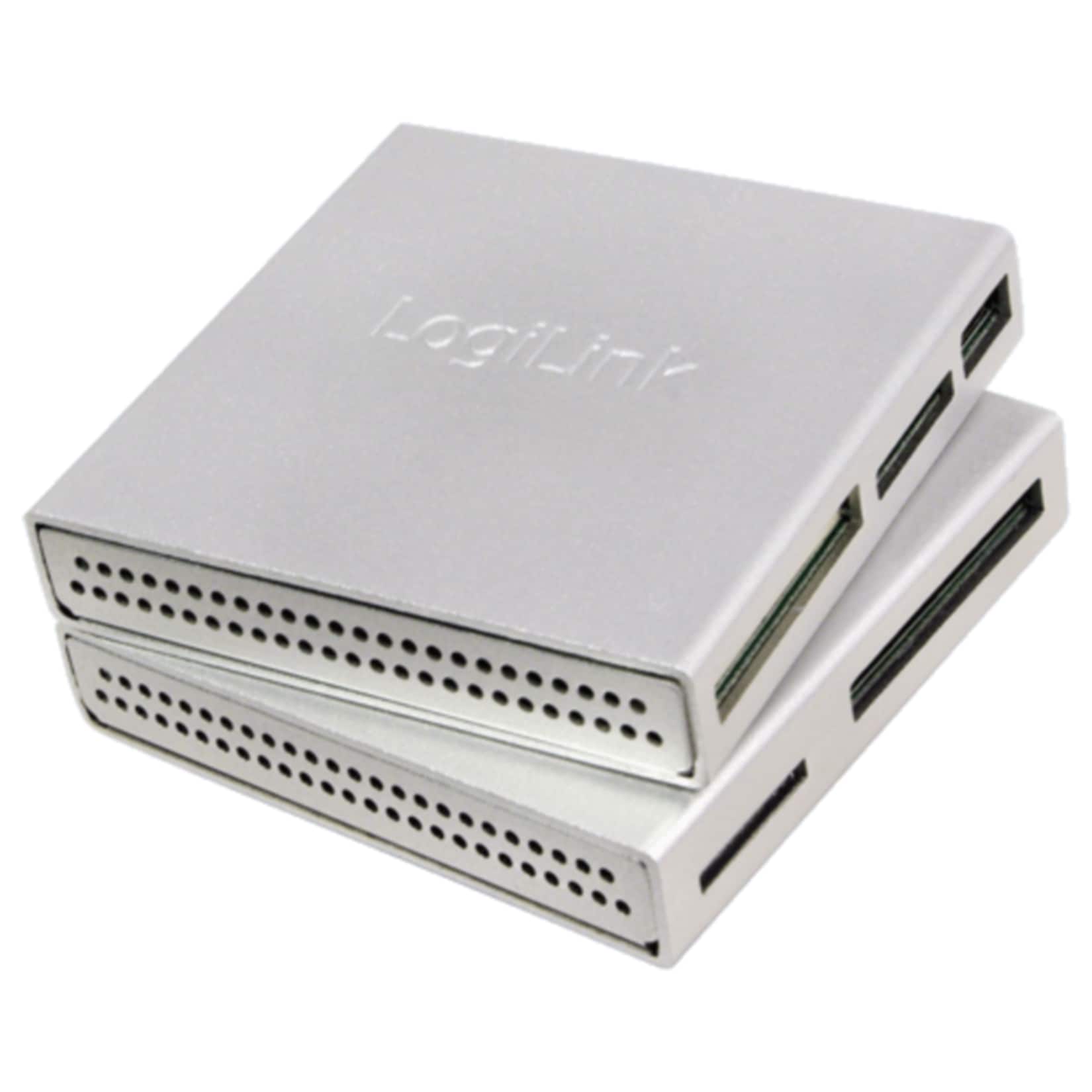 LogiLink CR0018 All-in-One Cardreader USB 2.0 - silber - Bild 1