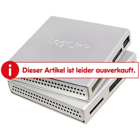 LogiLink CR0018 All-in-One Cardreader USB 2.0 - silber - Bild 1