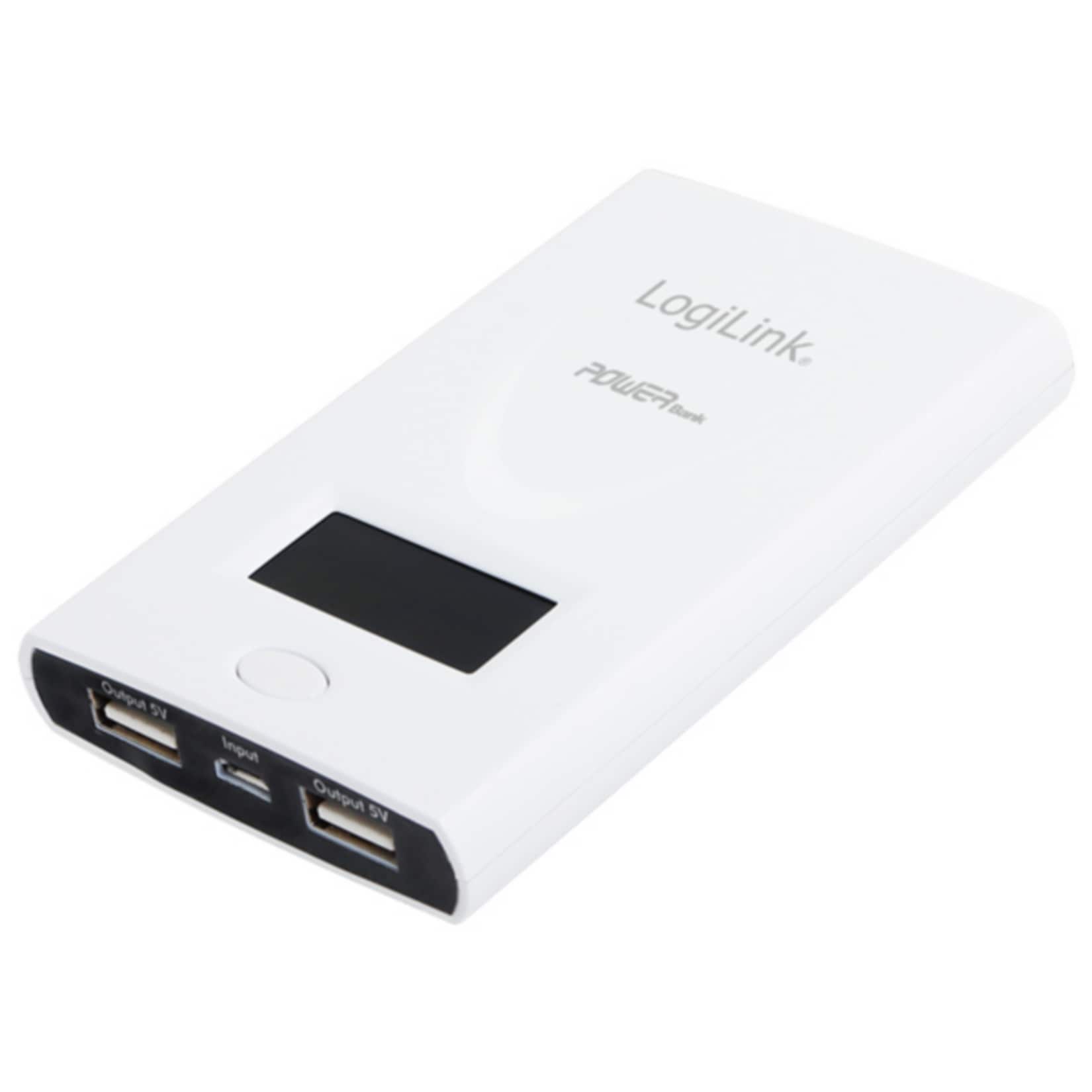 LogiLink PA0050 mobiler Zusatzakku, 6000mAh - wei&szlig; - Bild 1