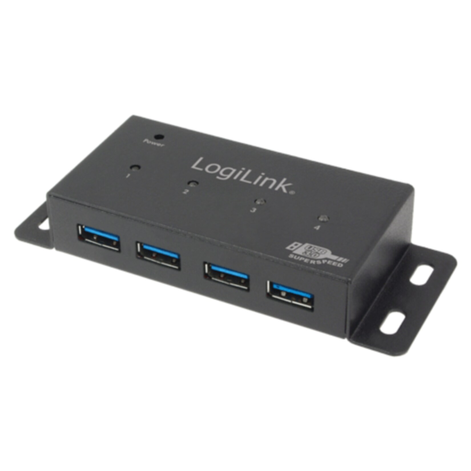 LogiLink UA0149 USB 3.0 HUB, 4-Port, Metall Gehäuse | 04052792000948