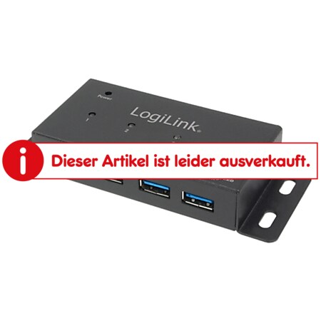 LogiLink UA0149 USB 3.0 HUB, 4-Port, Metall Gehäuse - Bild 1