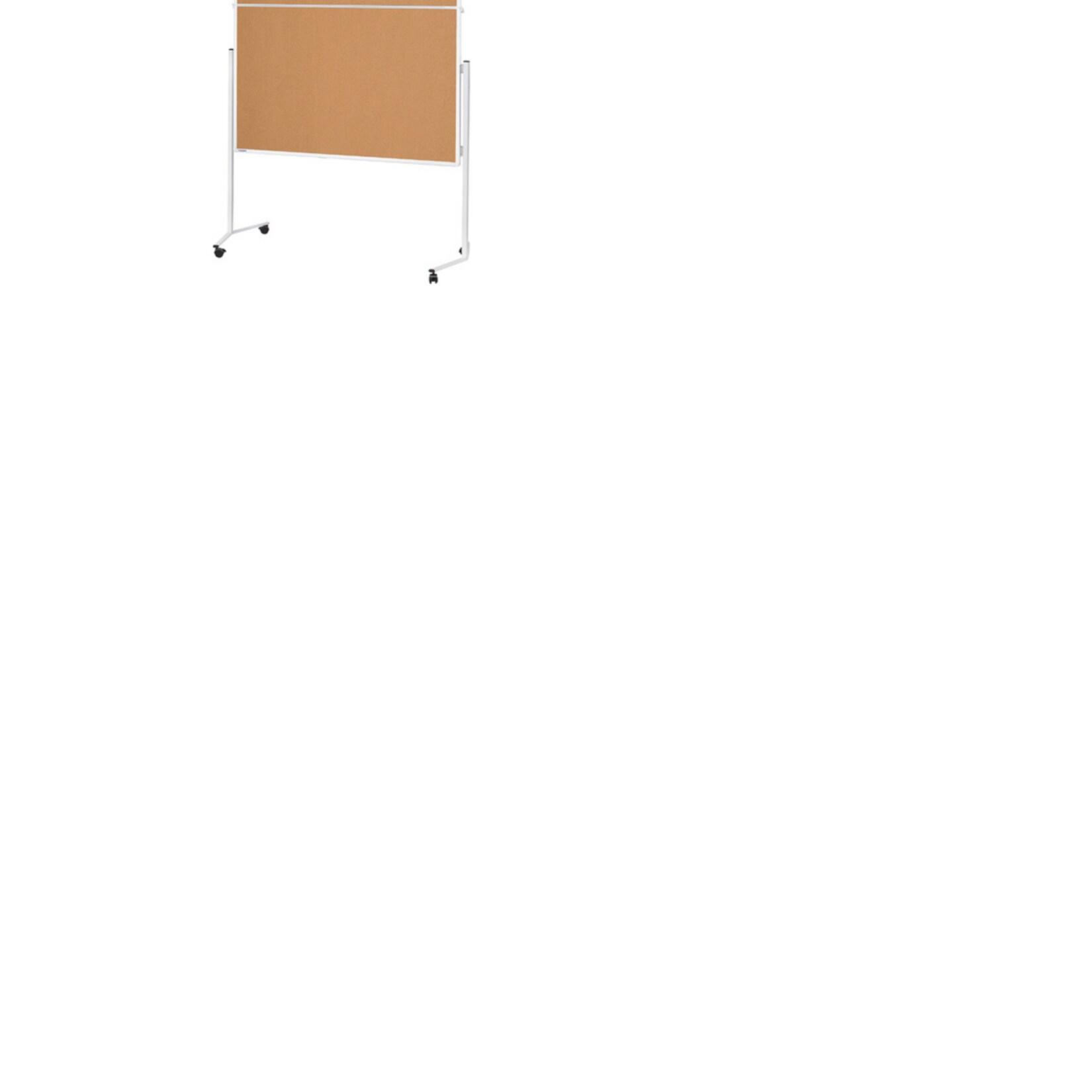 magnetoplan Moderationstafel weißer Rahmen, klappbar, mobil – Kork | 04013695030258