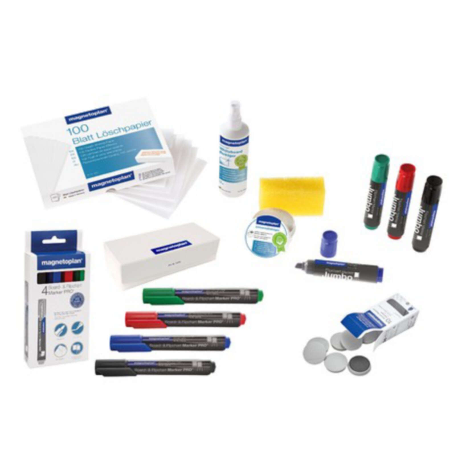 magnetoplan Flipchart Zubehör Set | 04013695015767