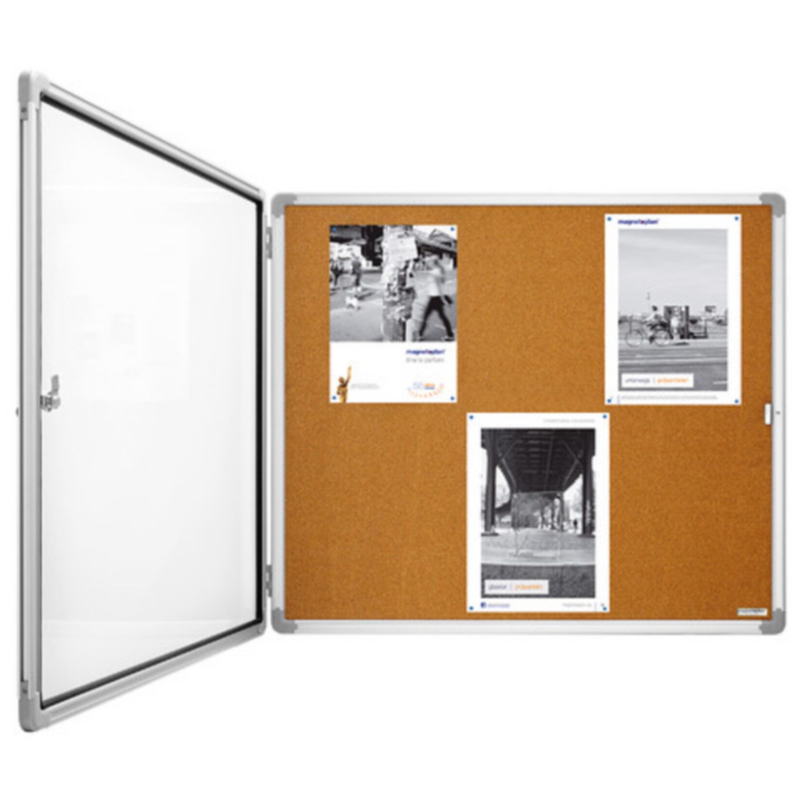 magnetoplan Schaukasten SP, 9 x DIN A4, Innenbereich