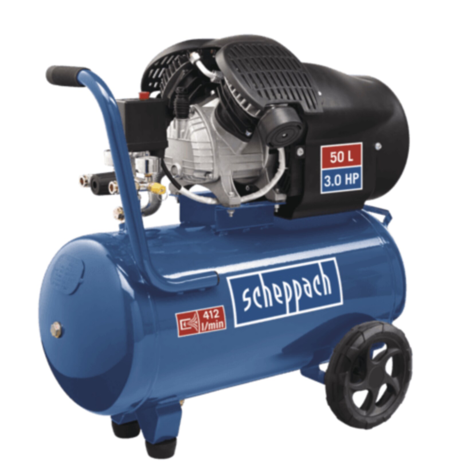 Scheppach Doppelzylinder Kompressor HC52DC | 04046664020103