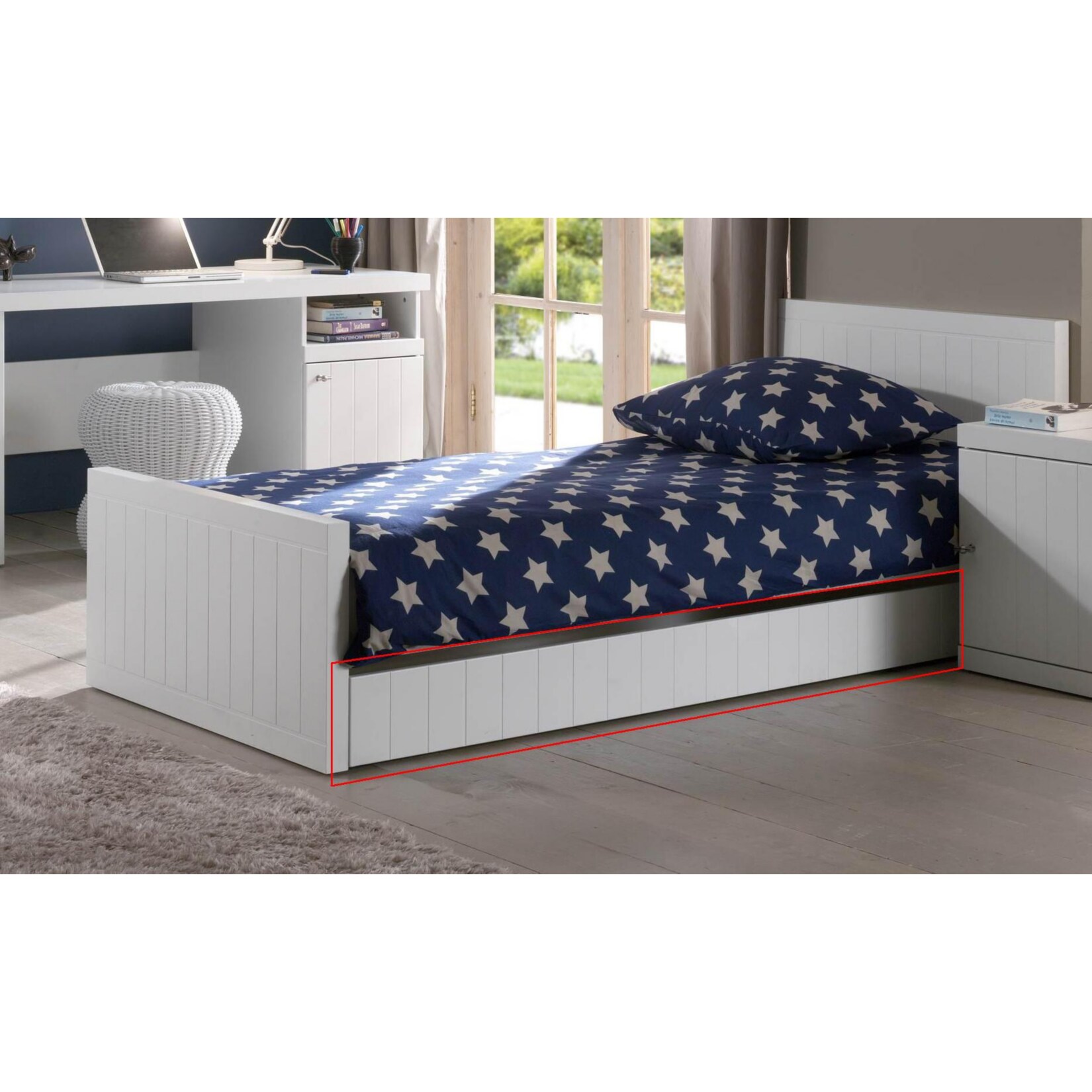 Vipack Bettkasten Robin RORB9014 für Einzelbett | 05420070203586