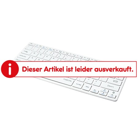 LogiLink ID0111 Bluetooth Funk Slim Tastatur - Bild 1