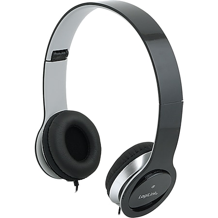 LogiLink HS0028 Stereo High Quality Headset  - schwarz - Bild 1