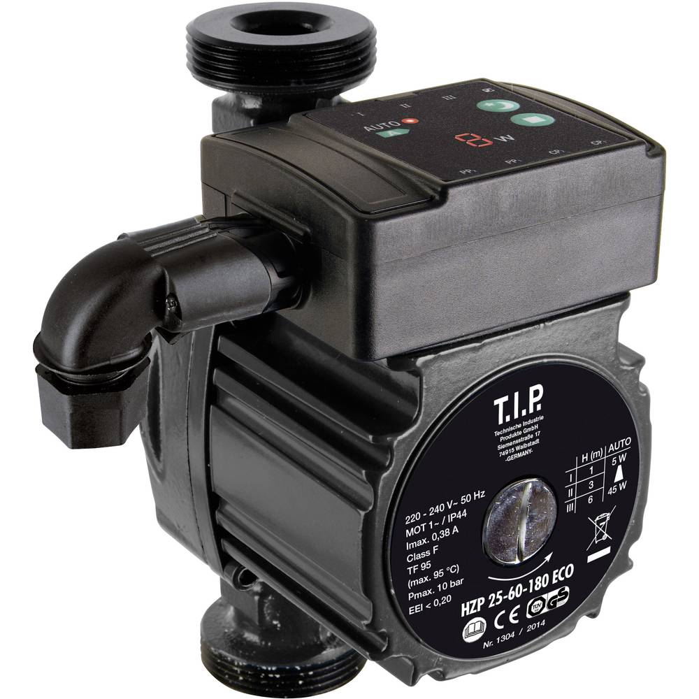 T.I.P. Heizungszirkulationspumpe HZP 25-60-180 ECO - Bild 1