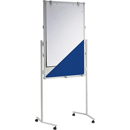 MAUL Moderationstafel MAULpro, Textil blau / Whiteboard - ohne Zubehör - Bild 1