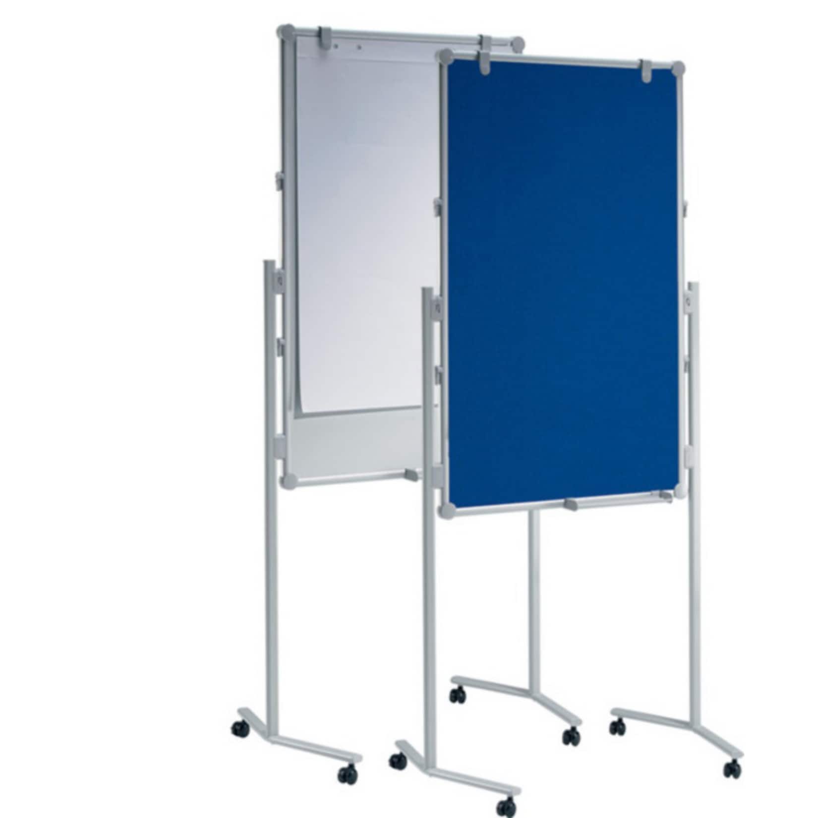 MAUL Moderationstafel MAULpro, Textil blau / Whiteboard - mit Zubeh&ouml;r - Bild 1