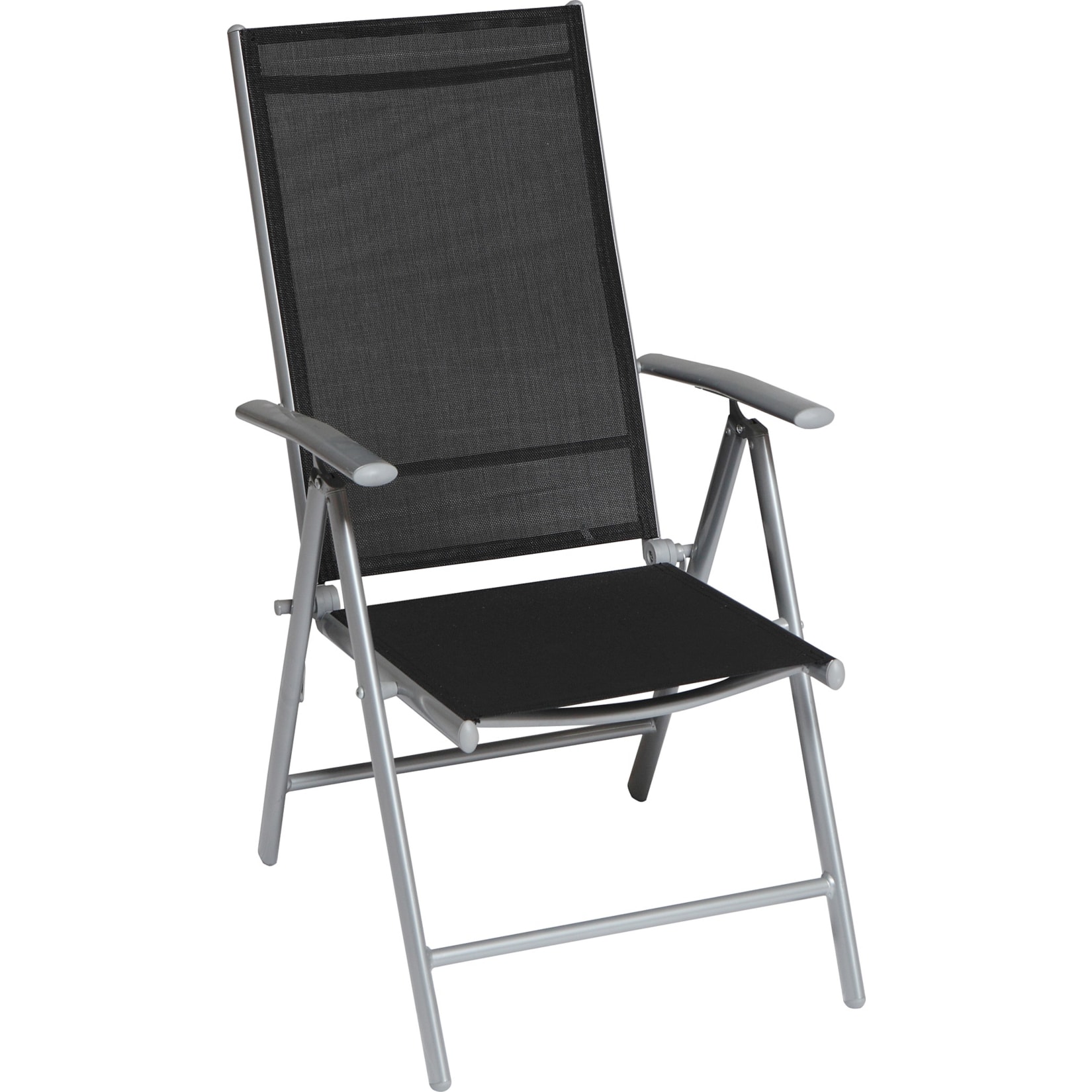 Merxx Alu Klappsessel Amalfi, schwarz - Bild 1