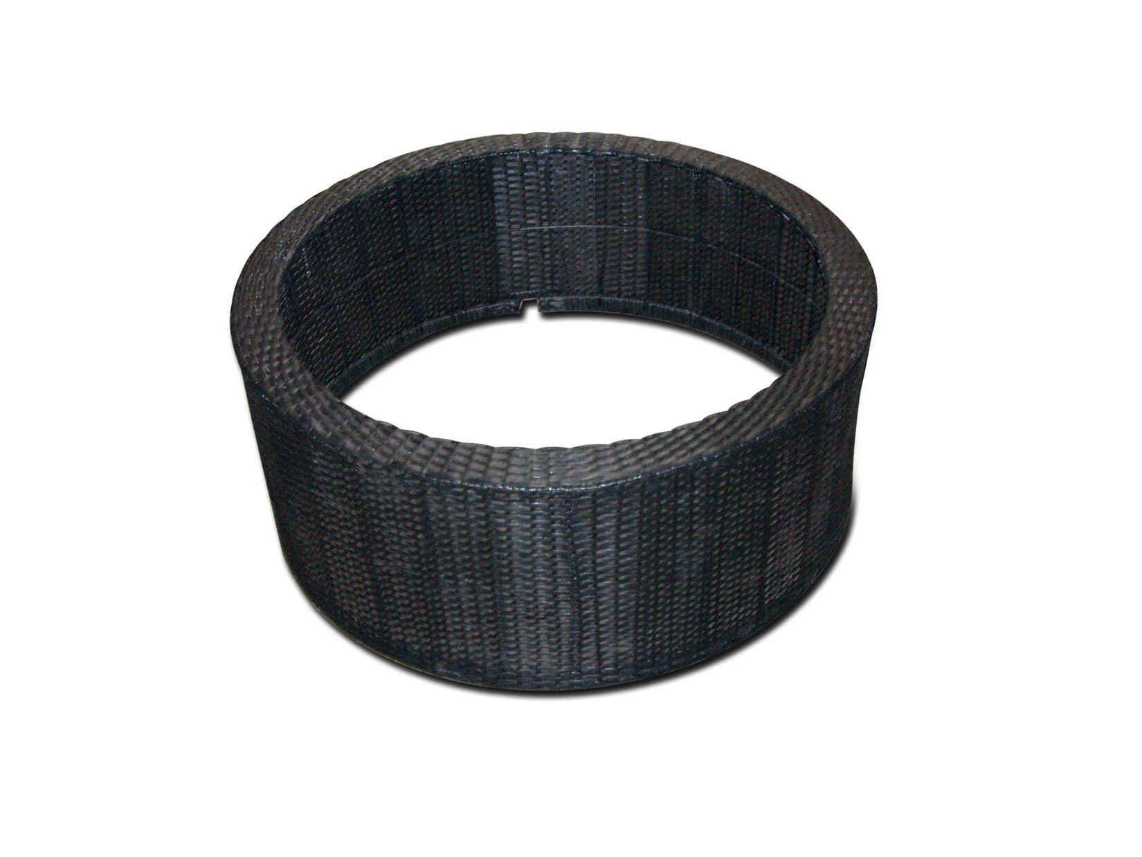 DECOWALL Wicker II – Polyrattan – Schwarze Beckenumrandung, Kern aus Draht | 08711465220347