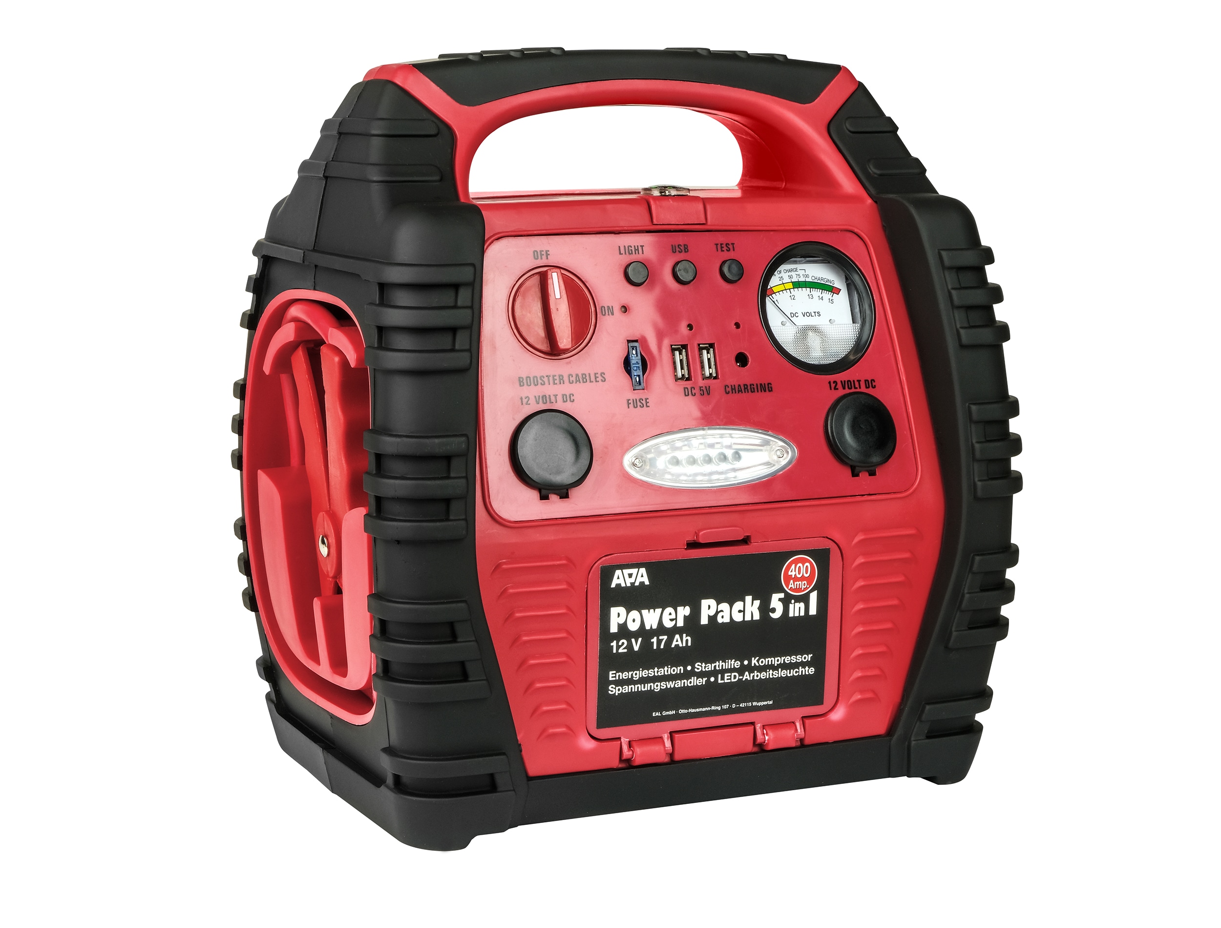 APA Power Pack 600A KFZ-Starthilfeger&auml;t 5in1 - Bild 1