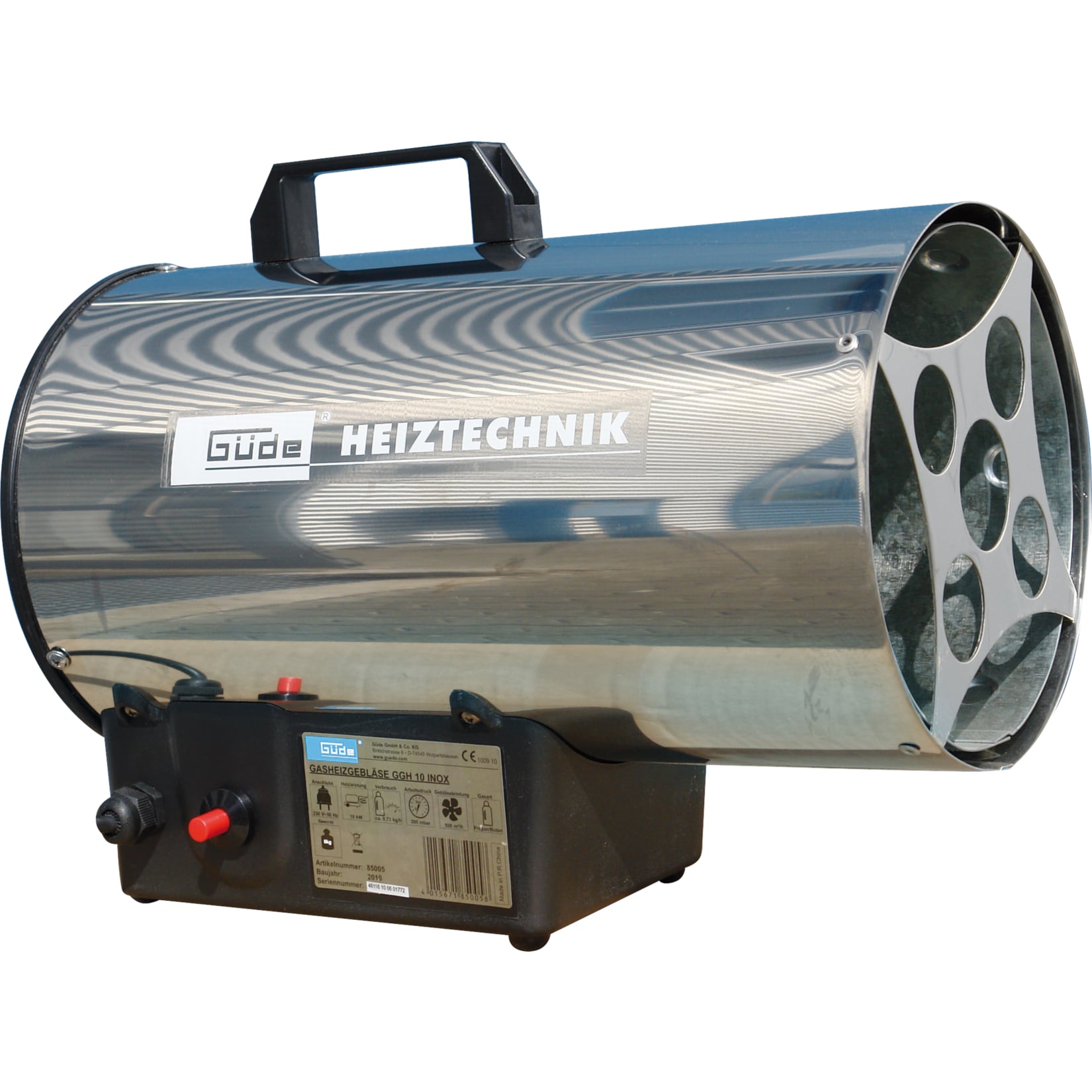 G&uuml;de GGH 10 Inox Gasheizgebl&auml;se - Bild 1