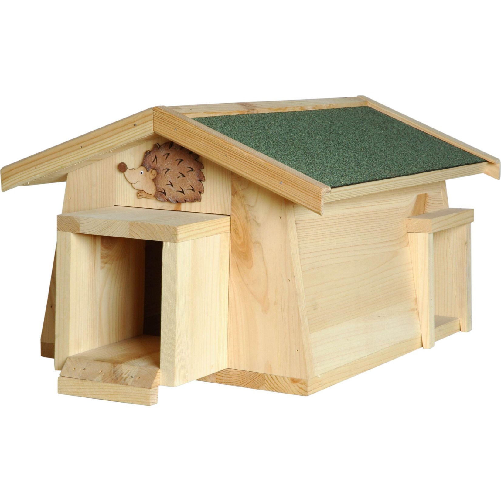 dobar Igelhaus "Mecki" zwei Eing&auml;nge+Schleuse - Bild 1