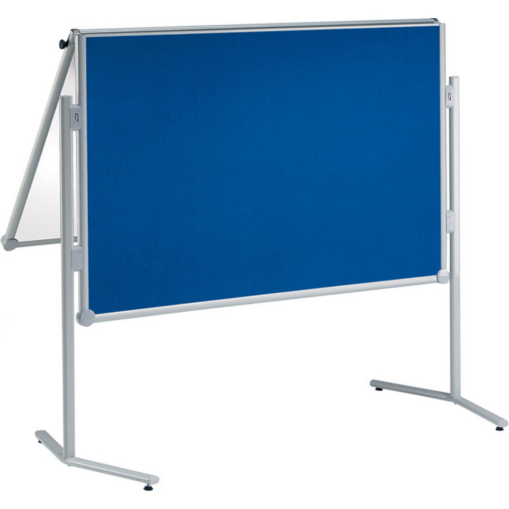 MAUL Moderationstafel MAULpro, klappbar - Textil blau /Whiteboard