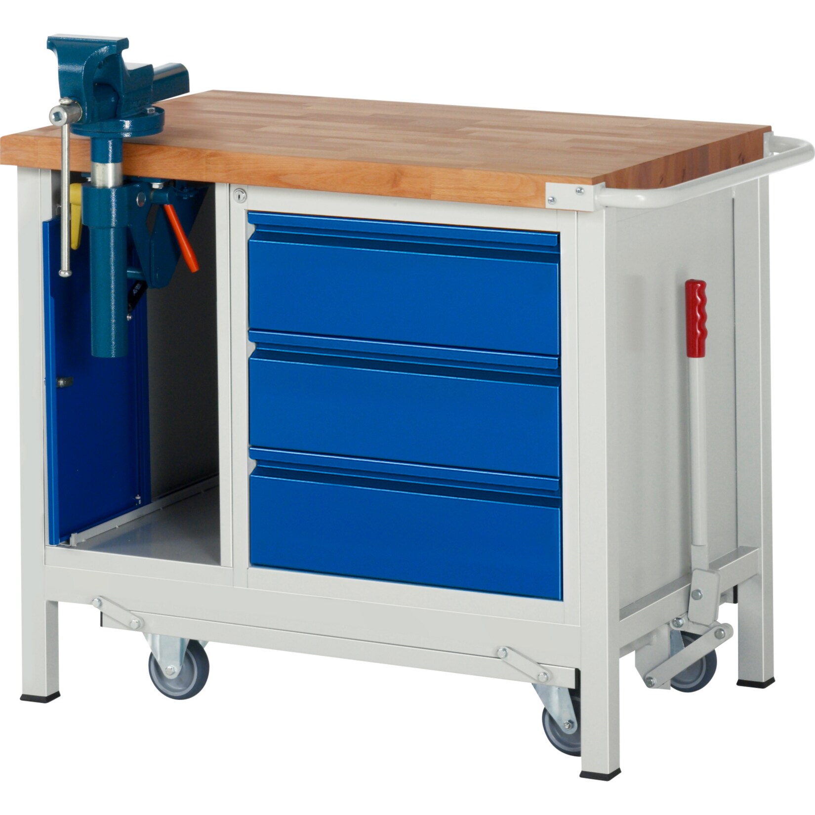 Rau Werkbank mit absenkbarem Fahrgestell Modell 8183 - Bild 1