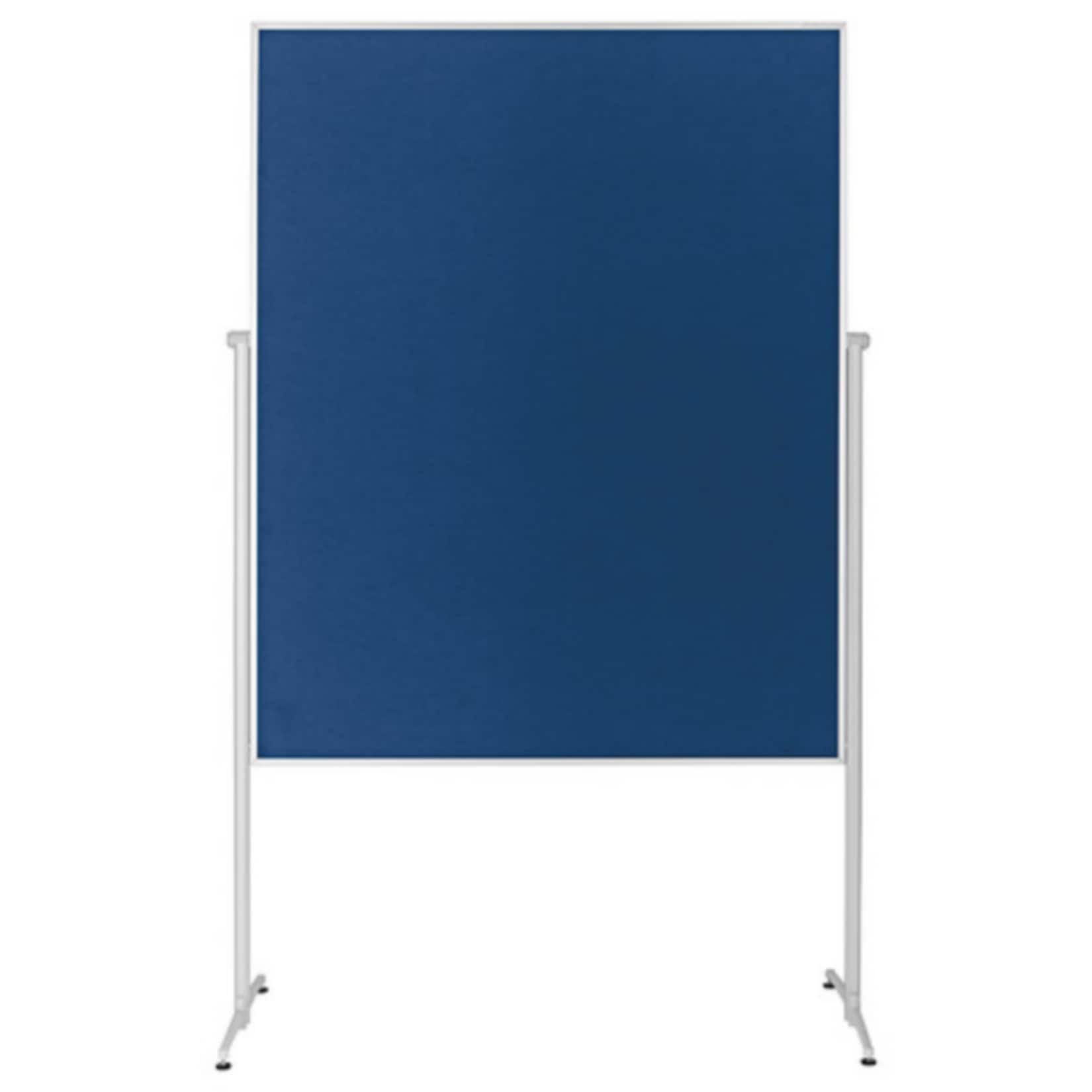 magnetoplan Moderationstafel evolution plus, einteilig - Filz blau - Bild 1