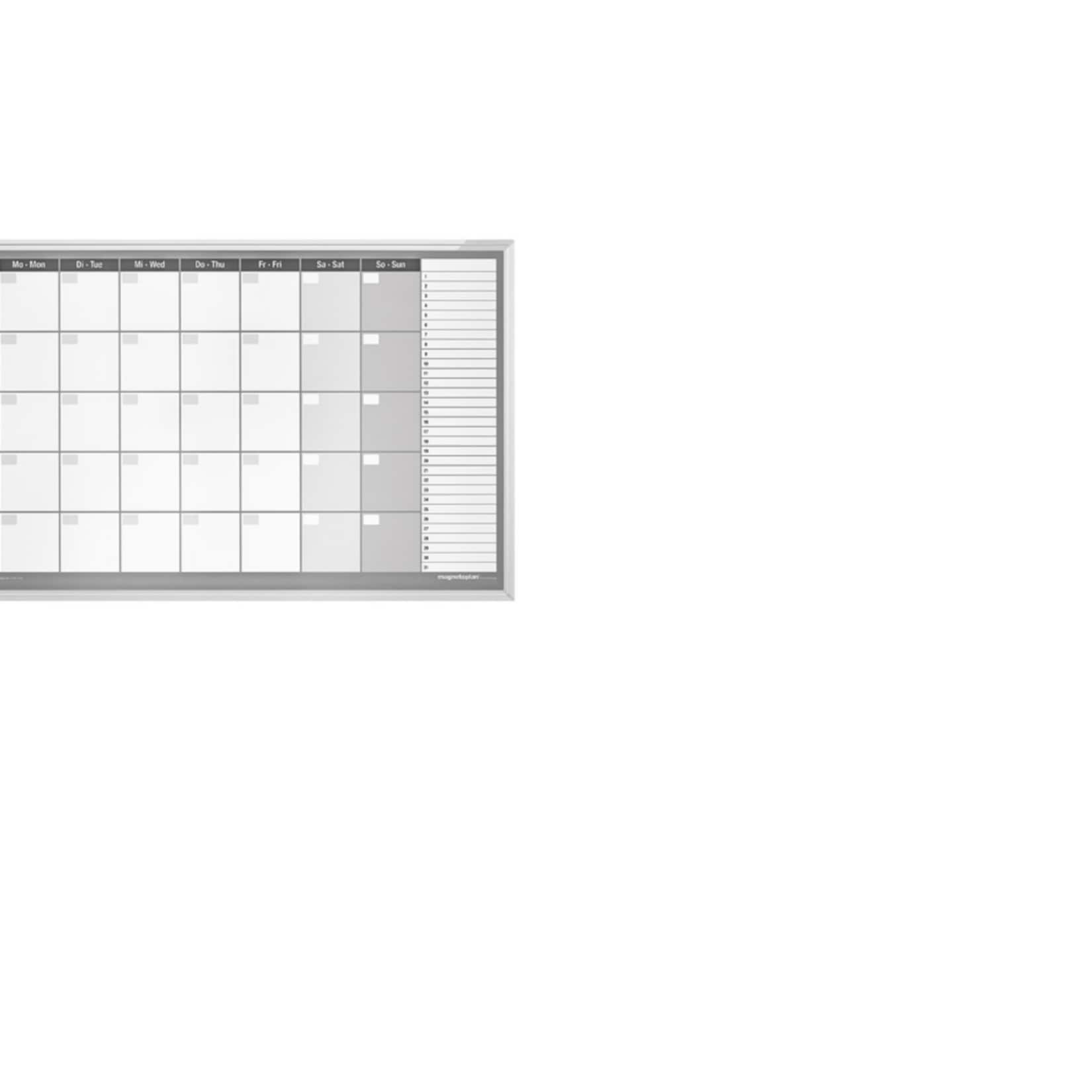 magnetoplan Monatsplaner 900 x 600 mm - Querformat - Bild 1