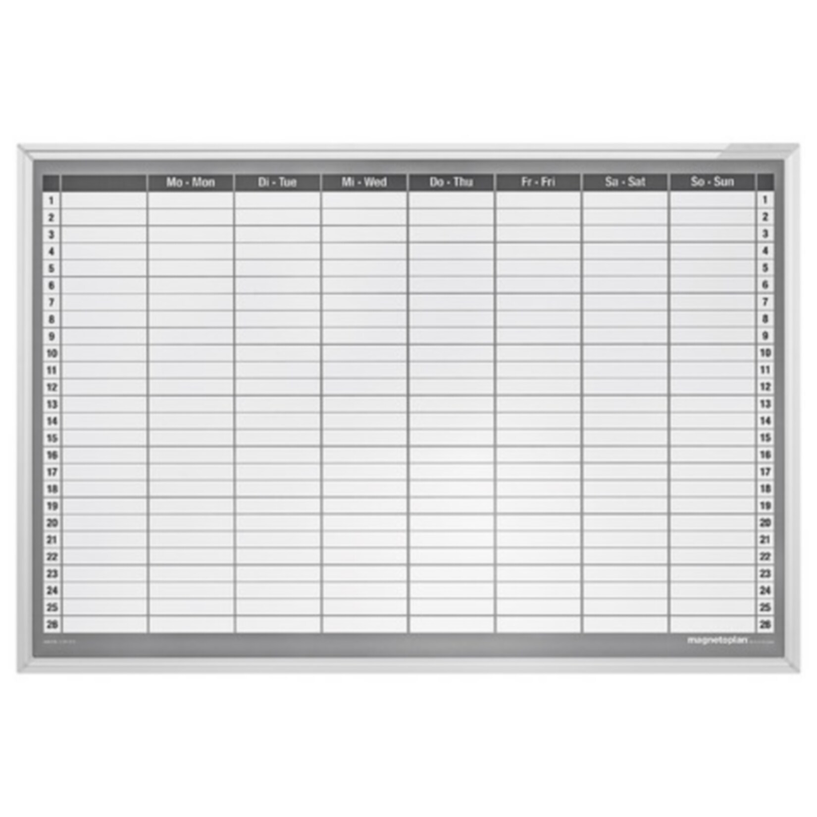 magnetoplan Wochenplaner, Typ CC - Bild 1