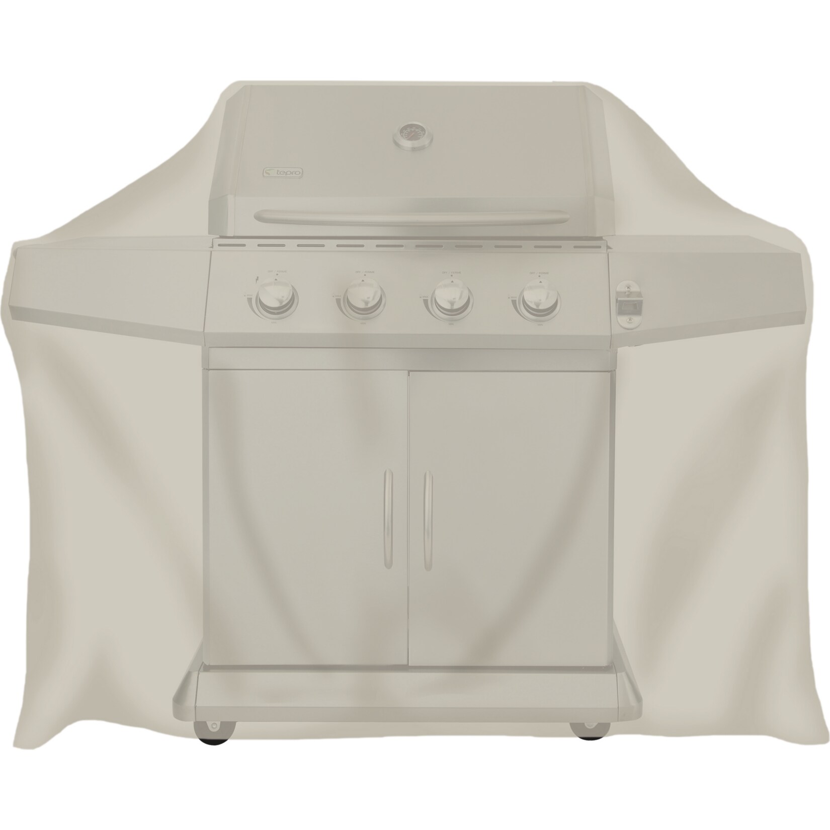 Tepro 8605 Universalabdeckhaube für Gasgrill groß | 04011964086050