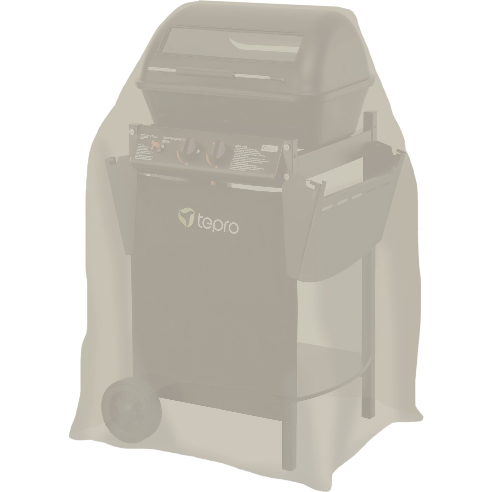 Tepro 8603 Universal Abdeckhaube - f&uuml;r Gasgrill klein - Bild 1