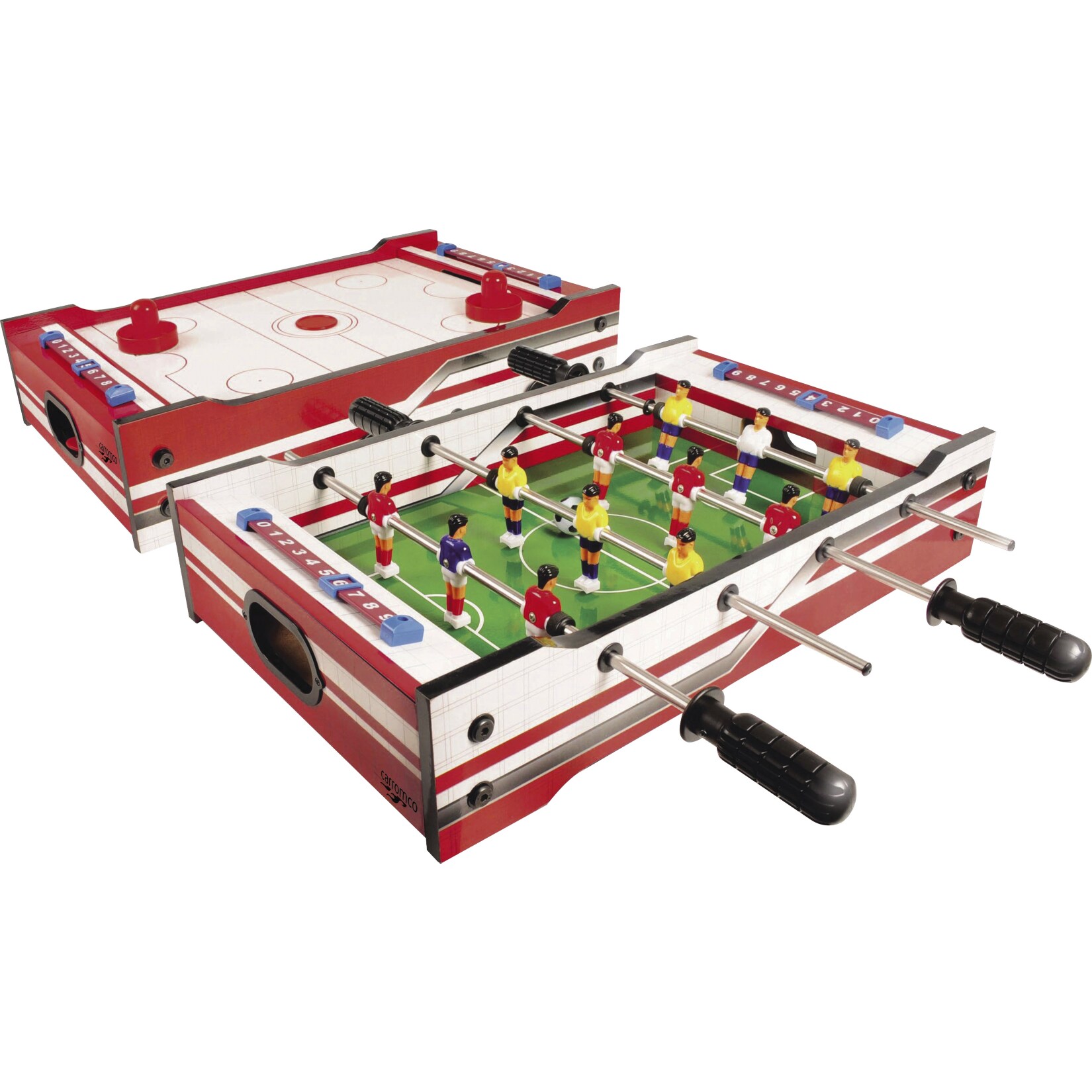 Carromco Multi-Spiel-Flip-XM, Tischauflage 2in1 | 04011796060020