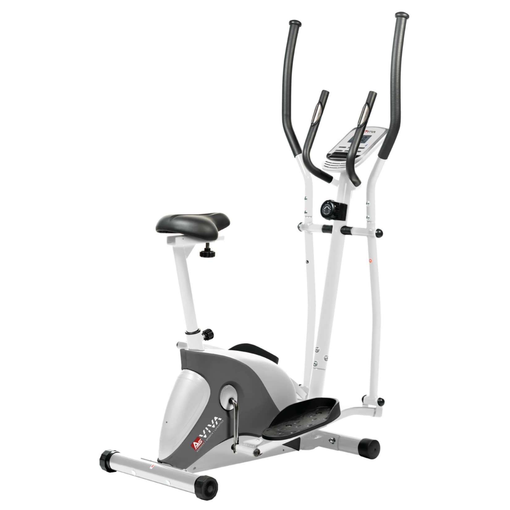 AsVIVA Crosstrainer & Heimtrainer C16 Bluetooth 2 in 1 Cardio white - Bild 1