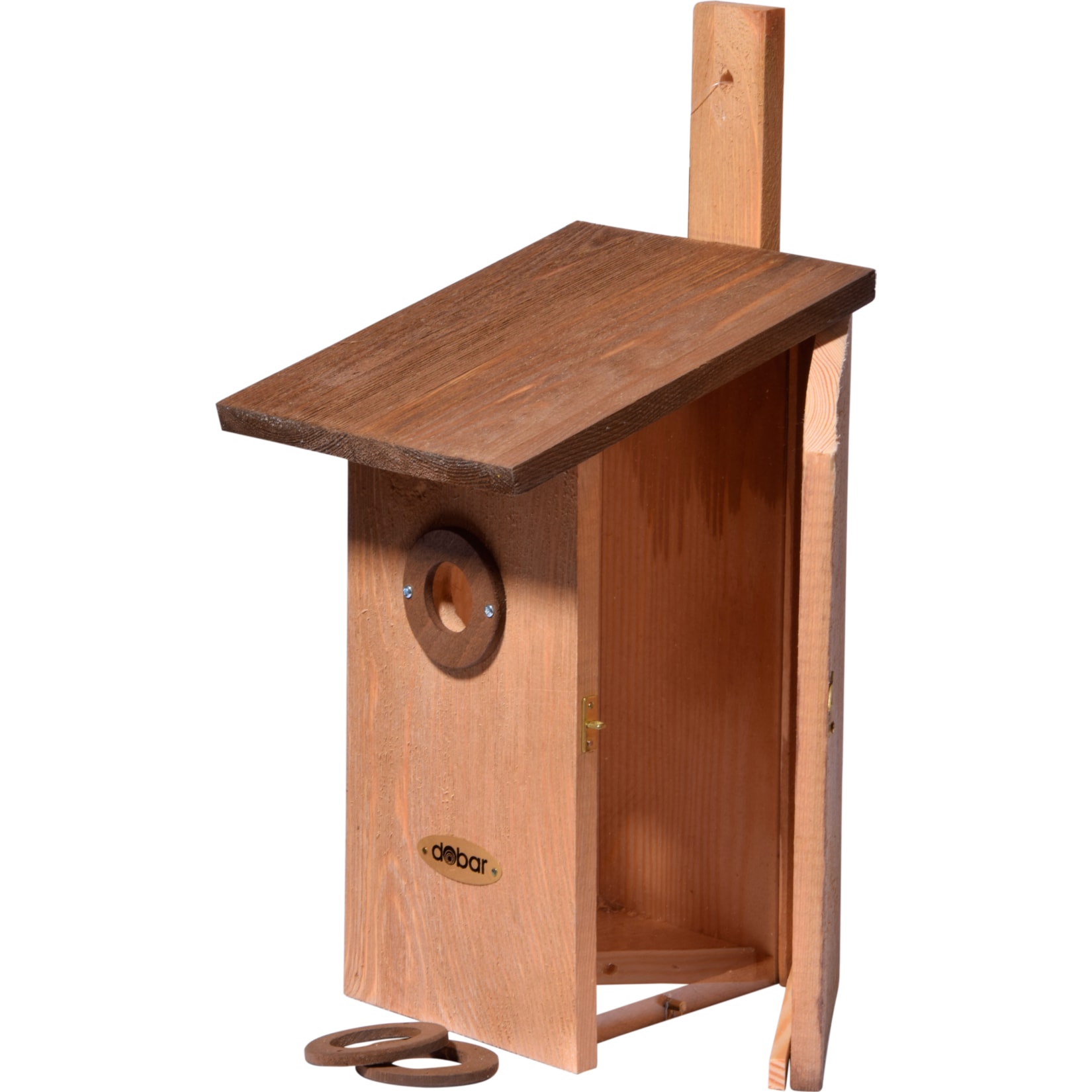 Beobachtungs-Vogelnistkasten "Einblick" aus Holz | versch. Farben - Bild 1