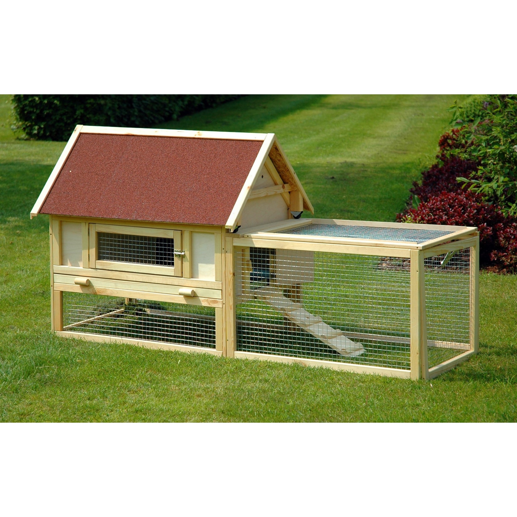 Dobar "Open Sky 2.0" Luxus-Kleintierstall mit Freigehege und Schiebedach - Bild 1