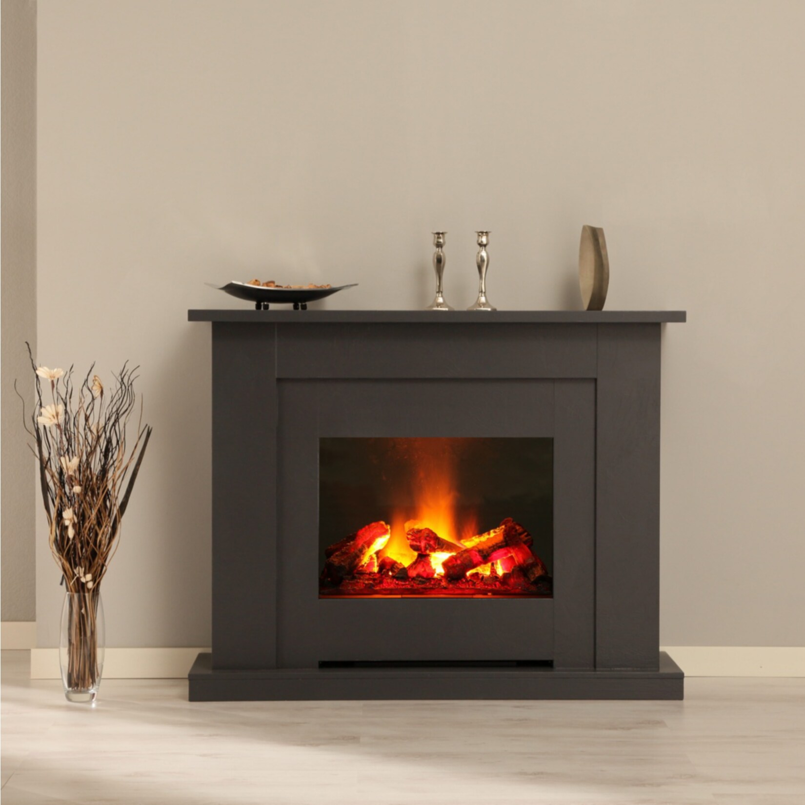 ALBERO MÖBEL Elektrokamin Perth, mit verspiegelter Rückwand online