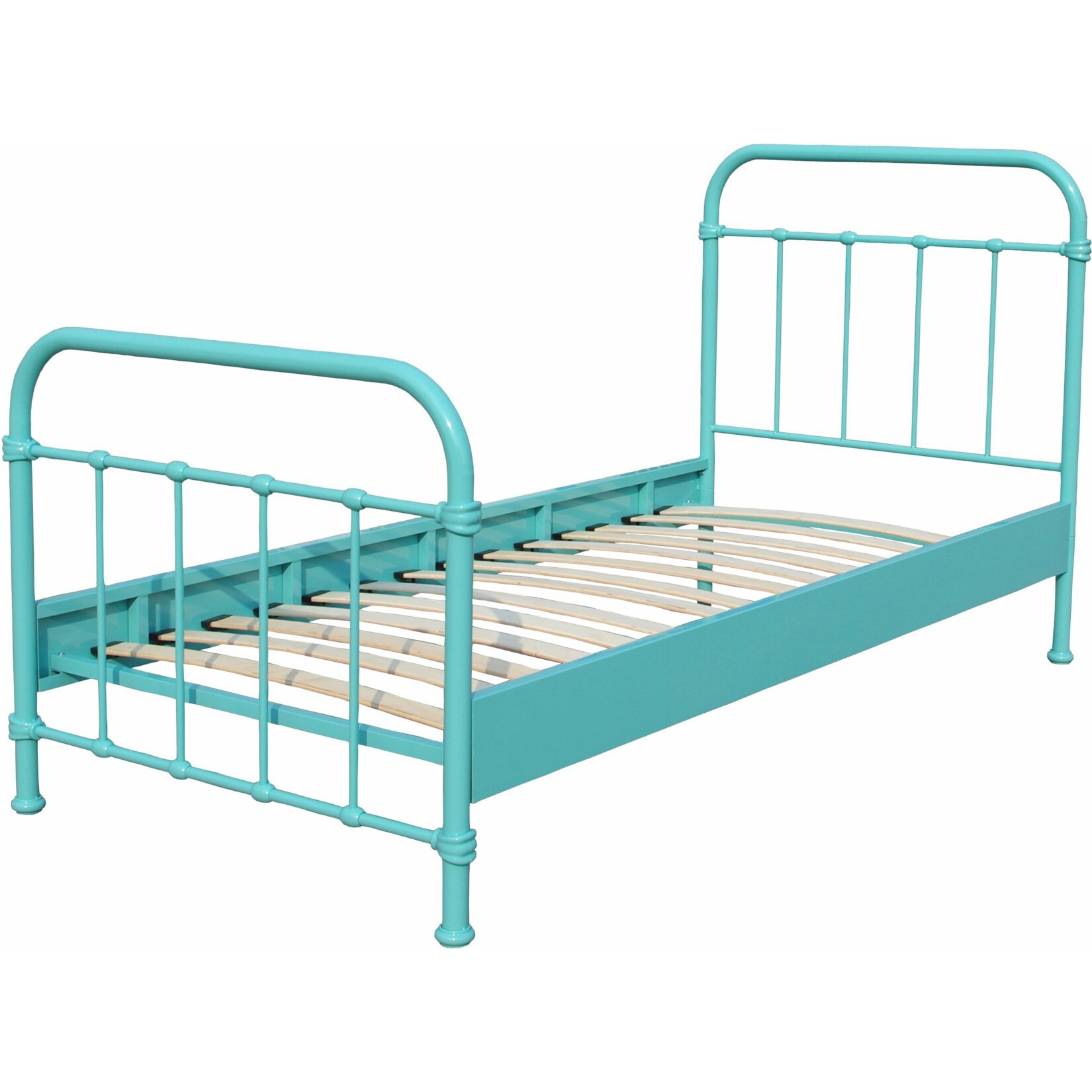 Vipack Metallbett New York 90x200 cm, türkis