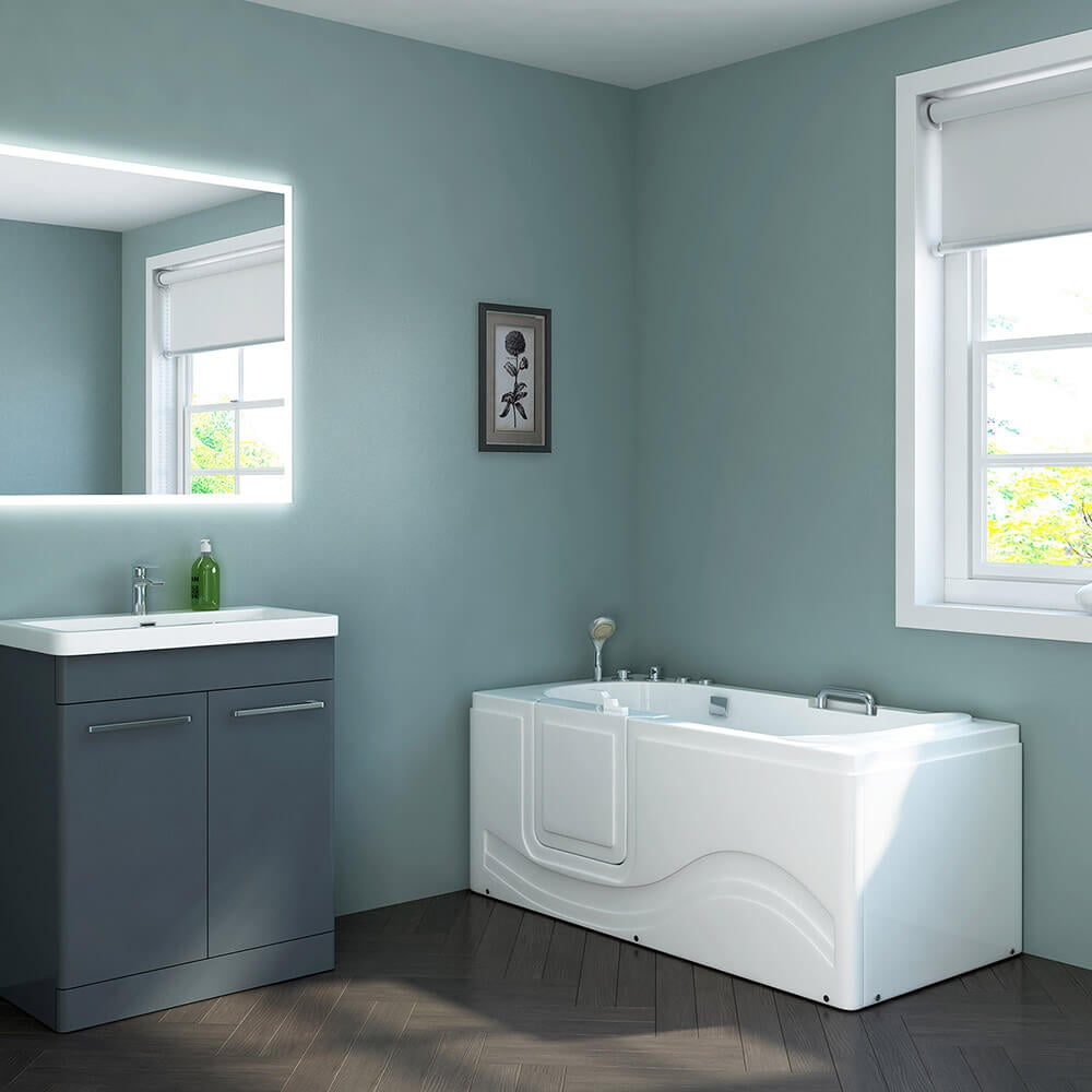 Home Deluxe Vital M Seniorenbadewanne, liegend Linkseinstieg - Bild 1