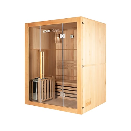 XXL Luxus Finnische Sauna SET Sauna inkl Harvia Saunaofen Modell 2021  3 Pers.